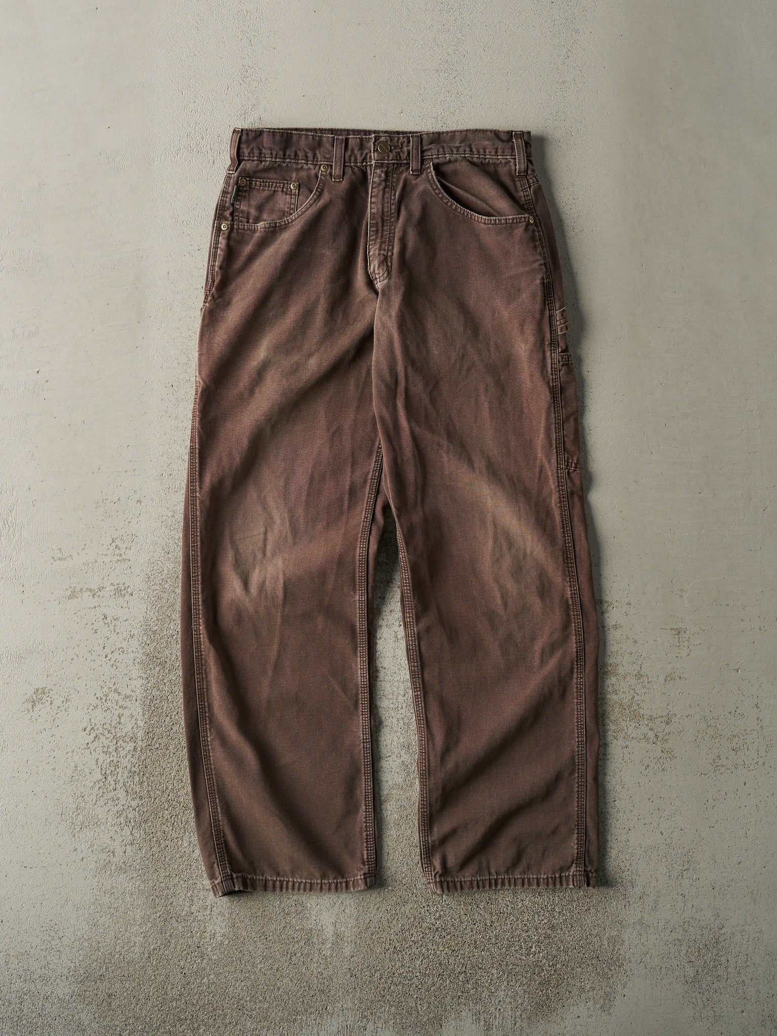 Vintage Y2K Brown Carhartt Lightweight Carpenter Pants (32x30.5)