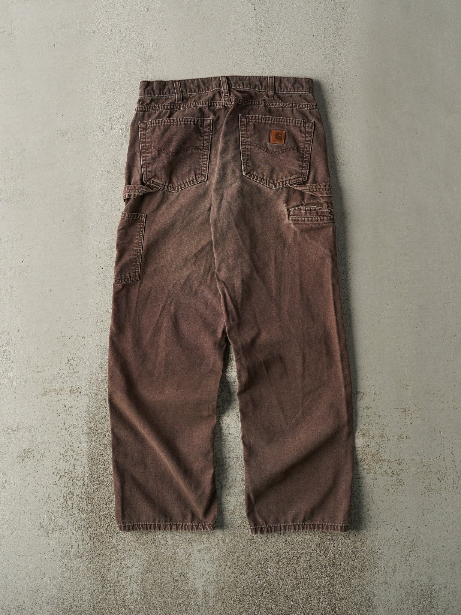 Vintage Y2K Brown Carhartt Lightweight Carpenter Pants (32x30.5)
