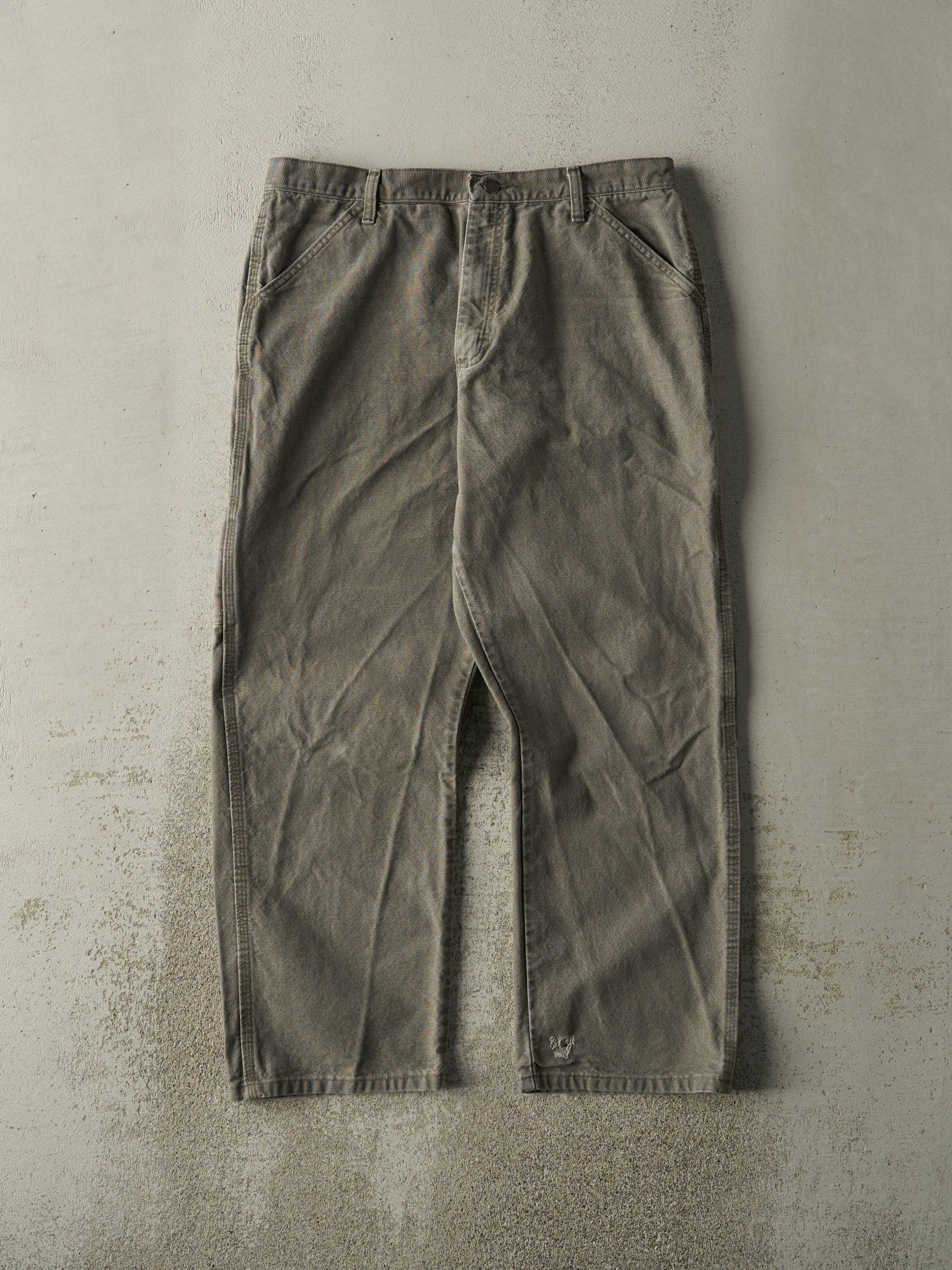 Vintage 90s Green Rustler Carpenter Pants (35.5x28.5)