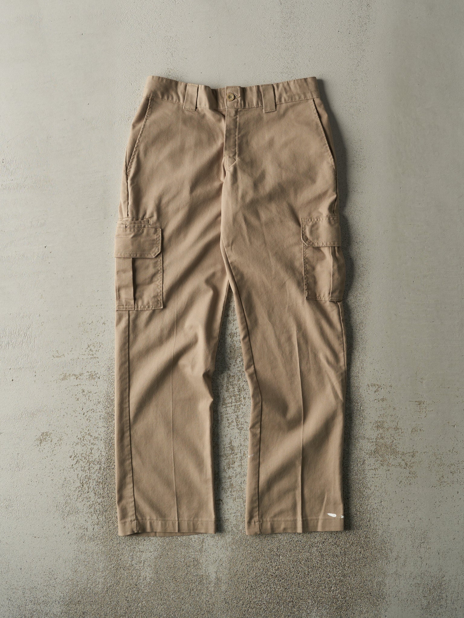 Vintage Y2K Beige Dickies Cargo Work Pants (32x31.5)