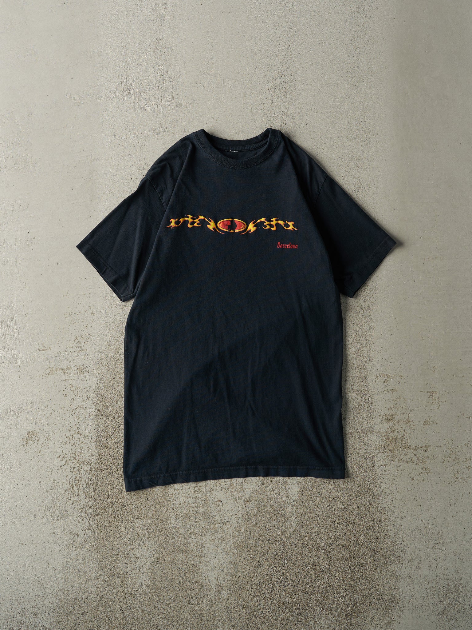 Vintage Y2K Black Barcelona Tee (S)