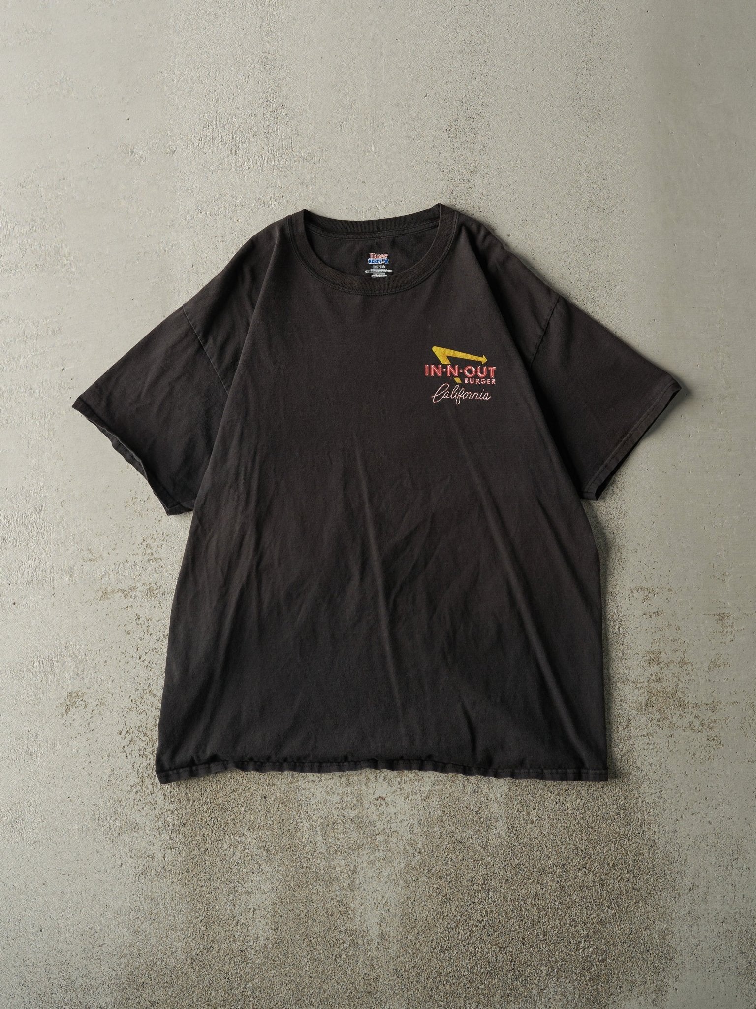 Vintage Y2K Black In-N-Out Burger California Tee (L)