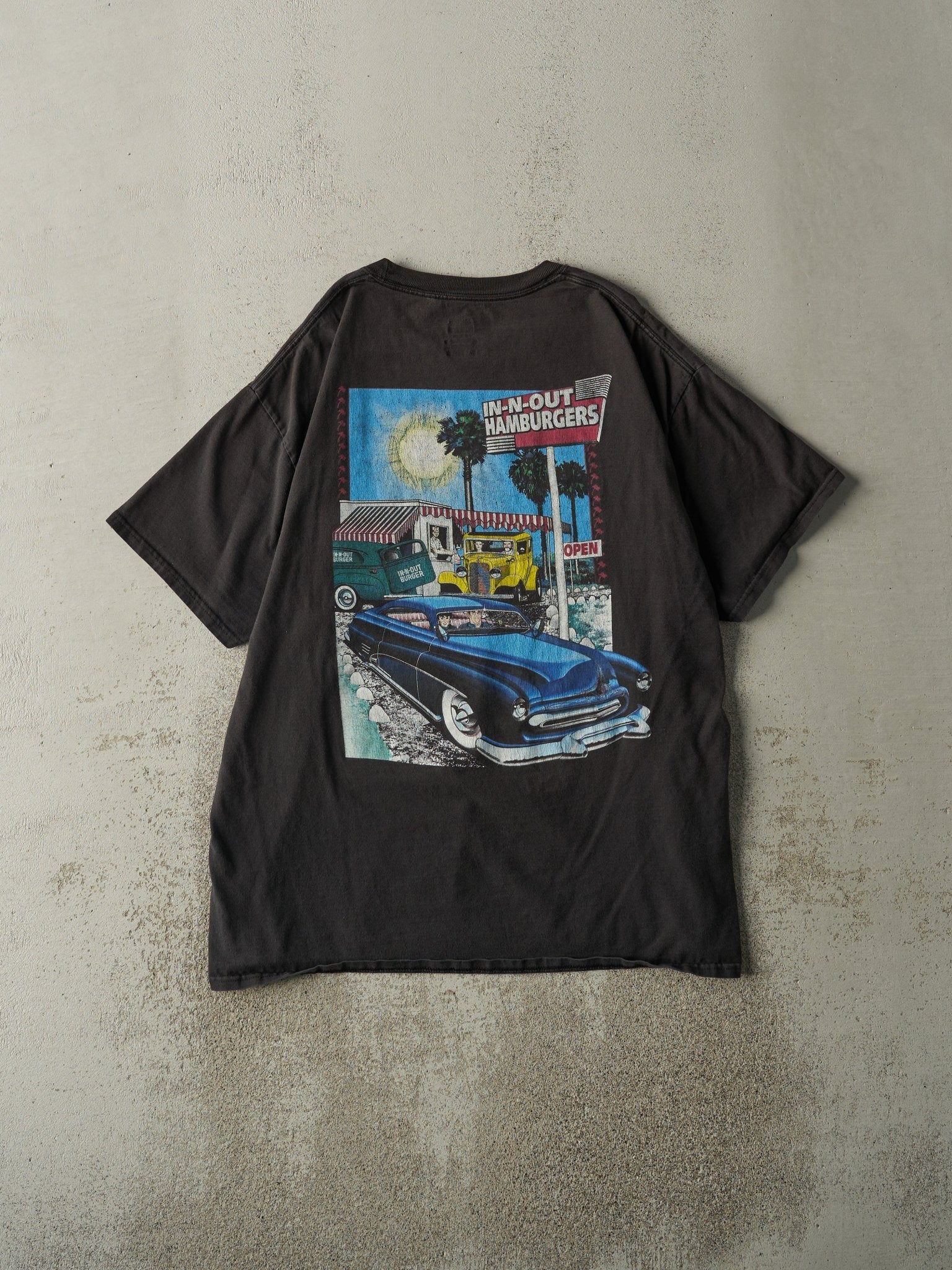 Vintage Y2K Black In-N-Out Burger California Tee (L)