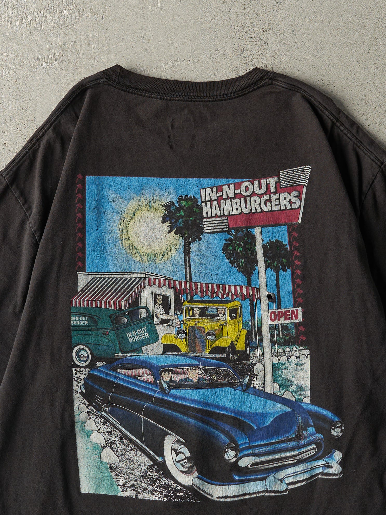 Vintage Y2K Black In-N-Out Burger California Tee (L)