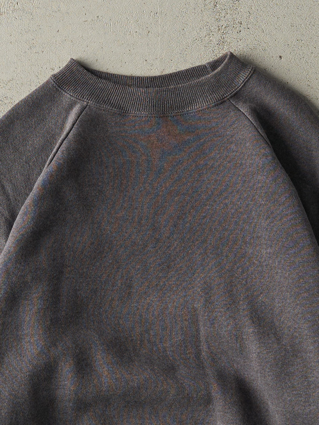 Vintage 80s Charcoal Grey Blank Crewneck (M)