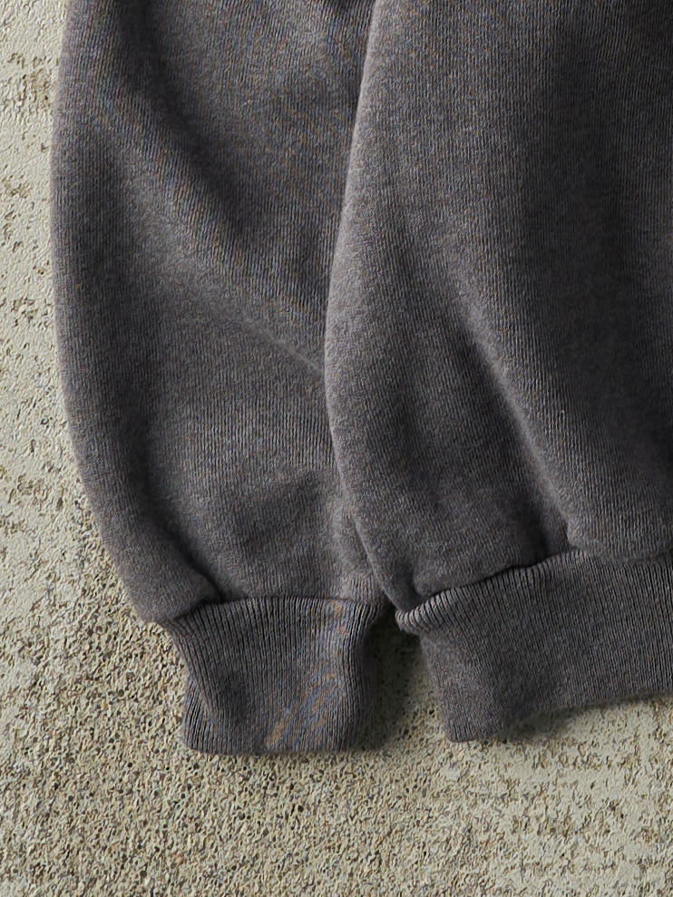 Vintage 80s Charcoal Grey Blank Crewneck (M)