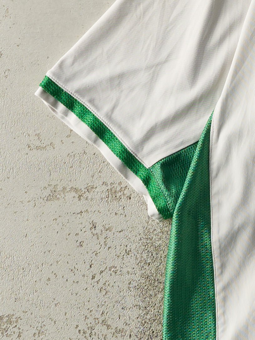 Vintage Y2K White & Green Heineken Soccer Jersey (L)