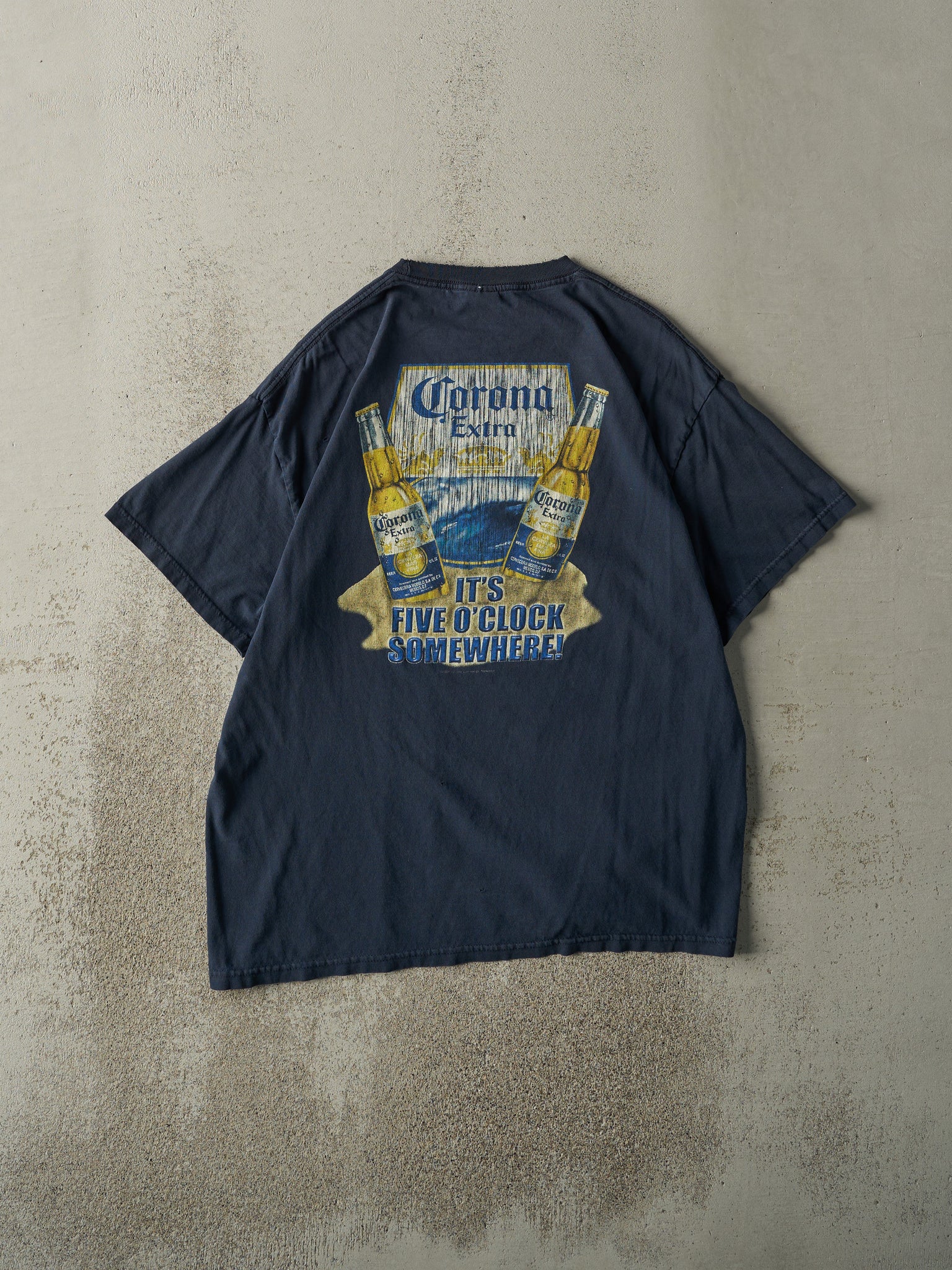 Vintage 04' Navy Blue Corona Extra Tee (M)