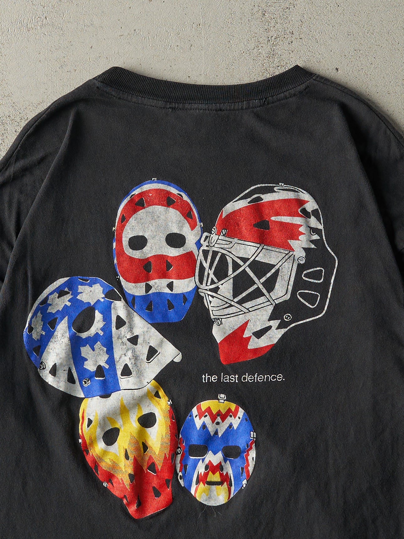 Vintage 90s Black Molson Canadian Hockey Night In Canada Tee (L)