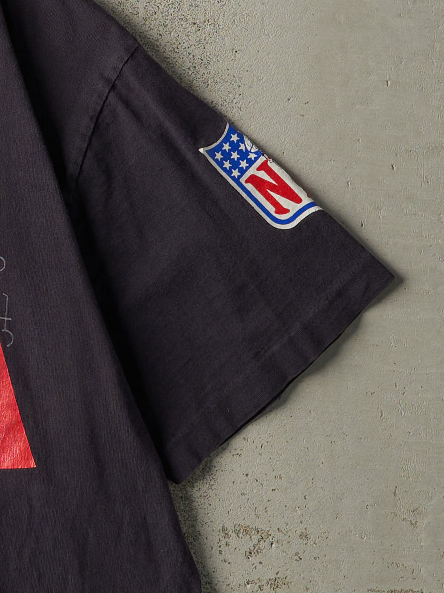 Vintage 90s Black Budweiser NFL Single Stitch Tee (L)