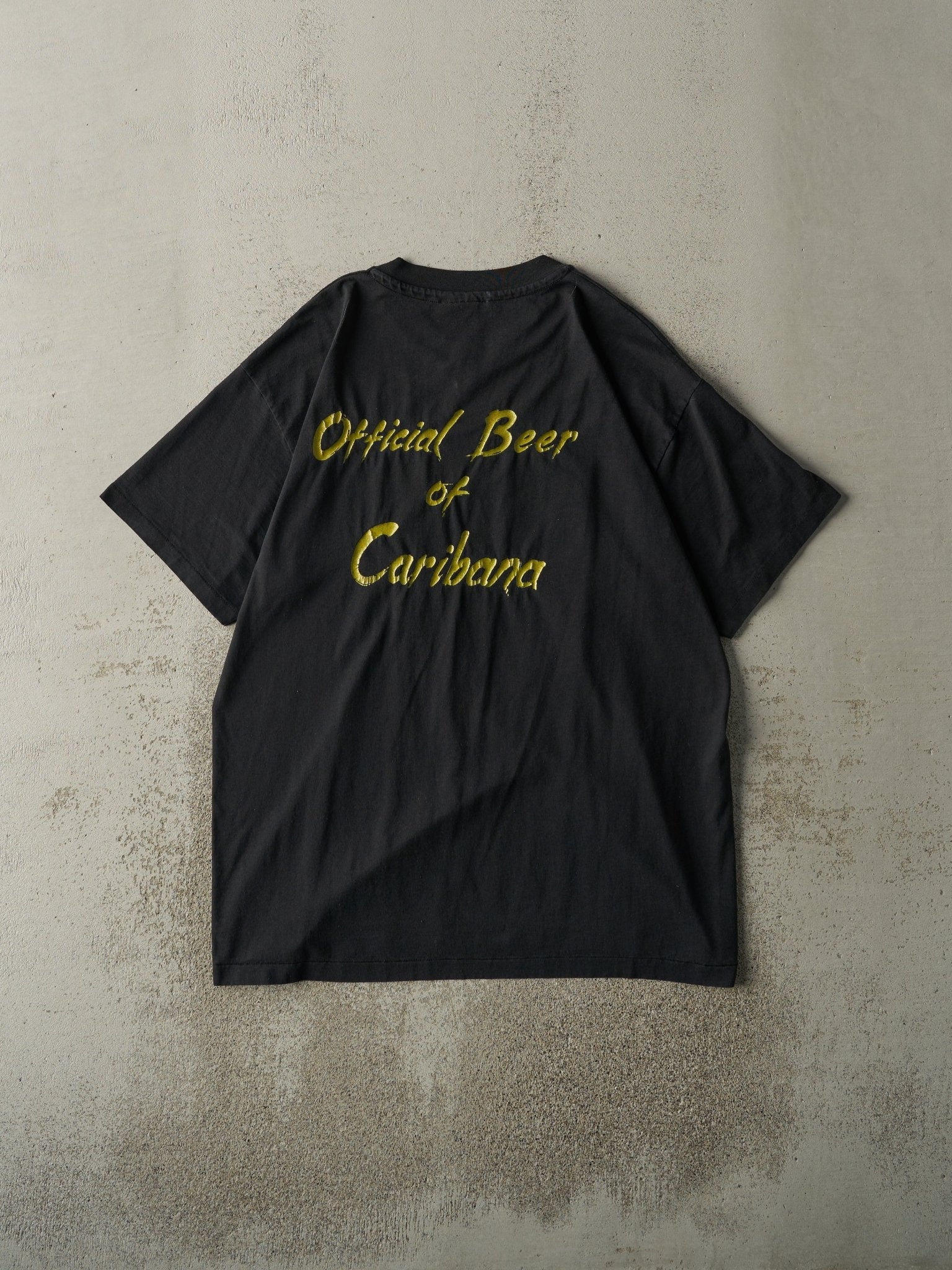 Vintage 90s Black Guinness Single Stitch Tee (L)