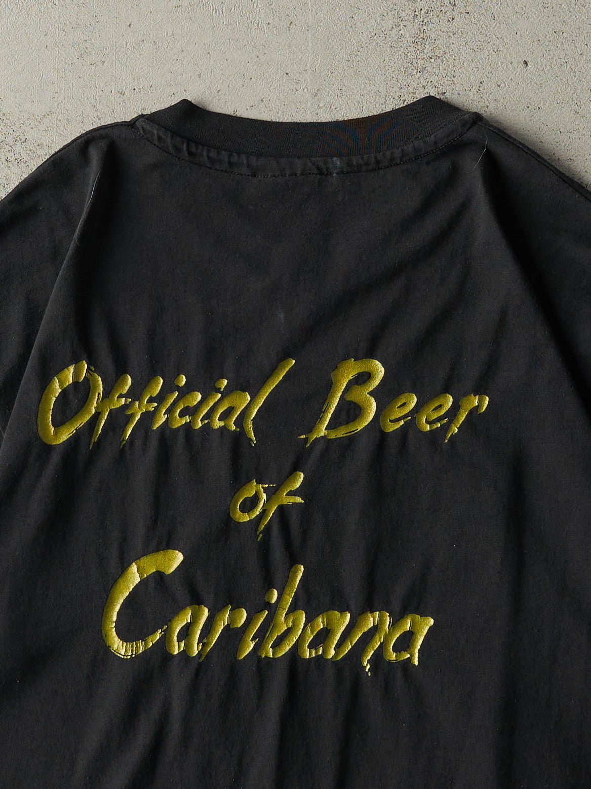 Vintage 90s Black Guinness Single Stitch Tee (L)