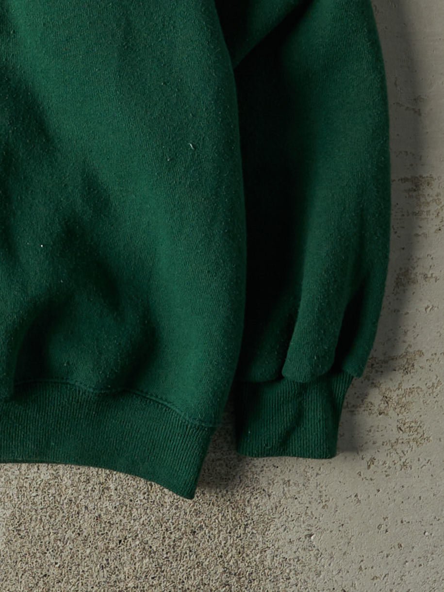 Vintage 90s Green Embroidered Miller Genuine Draft Crewneck (L/XL)