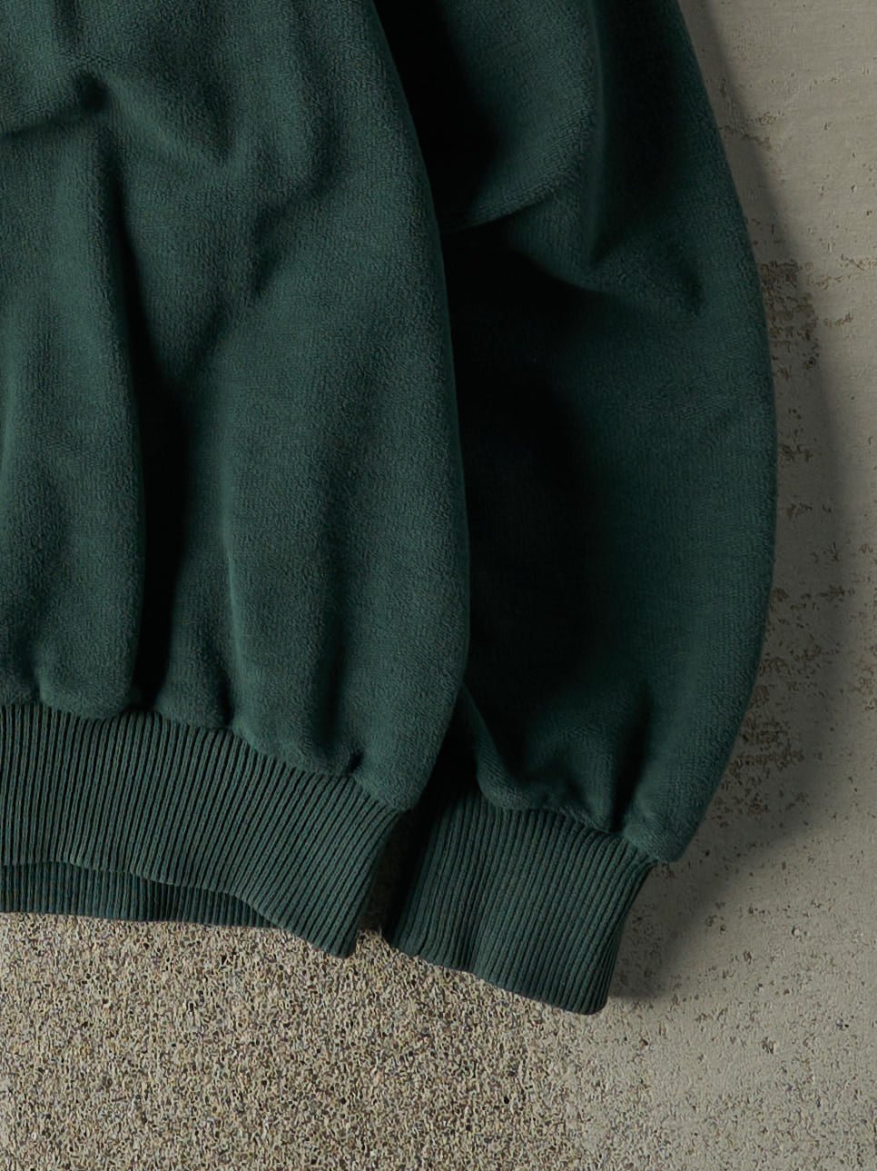 Vintage Y2K Green Alexander Keiths Inside Out Quarter Zip Sweater (L/XL)