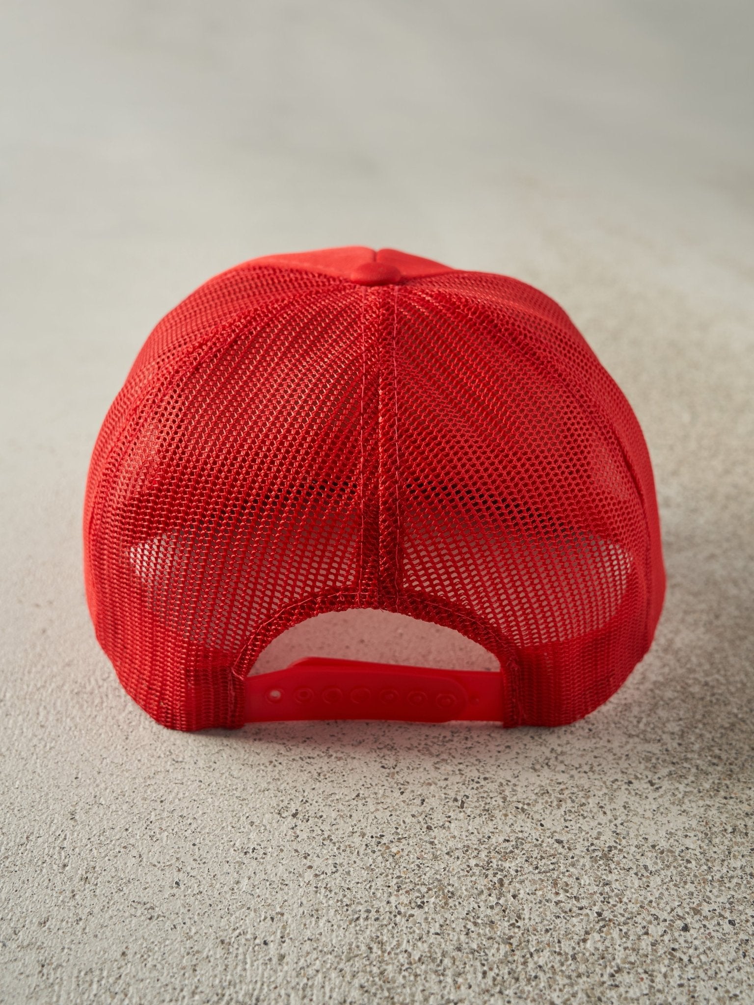 Vintage 80s Red Vicon Foam Trucker Hat