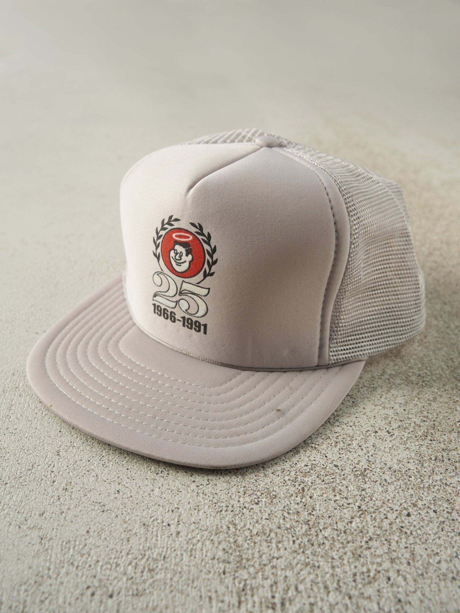 Vintage 91' Grey 25 Year Good Sam Club Foam Trucker Hat