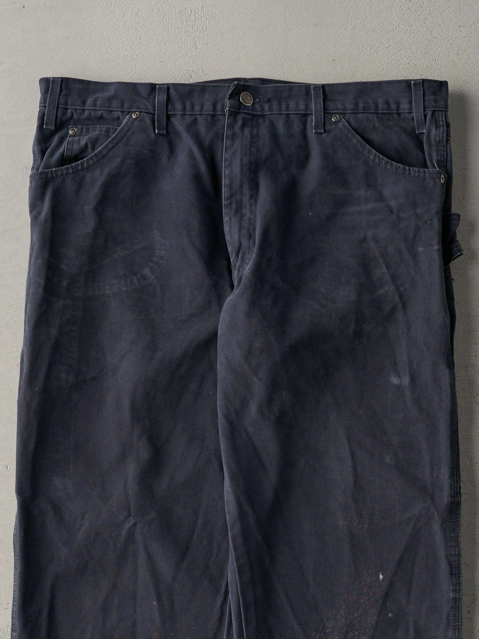 Vintage 90s Navy Blue Dickies Carpenter Pants (39x32.5)