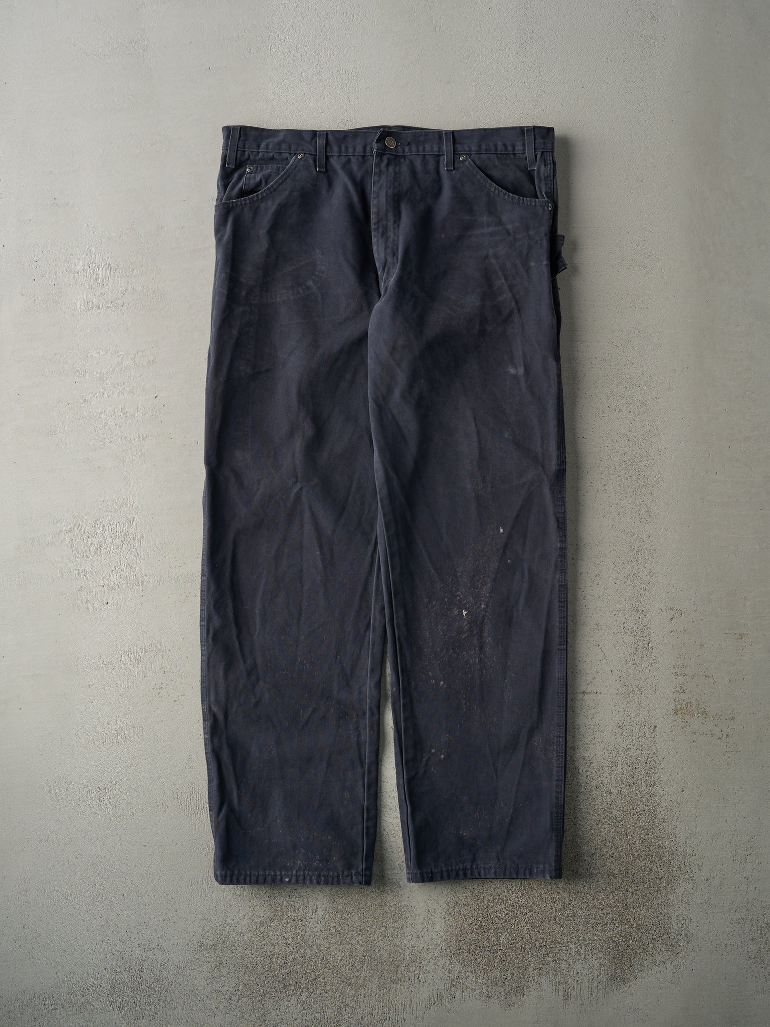Vintage 90s Navy Blue Dickies Carpenter Pants (39x32.5)
