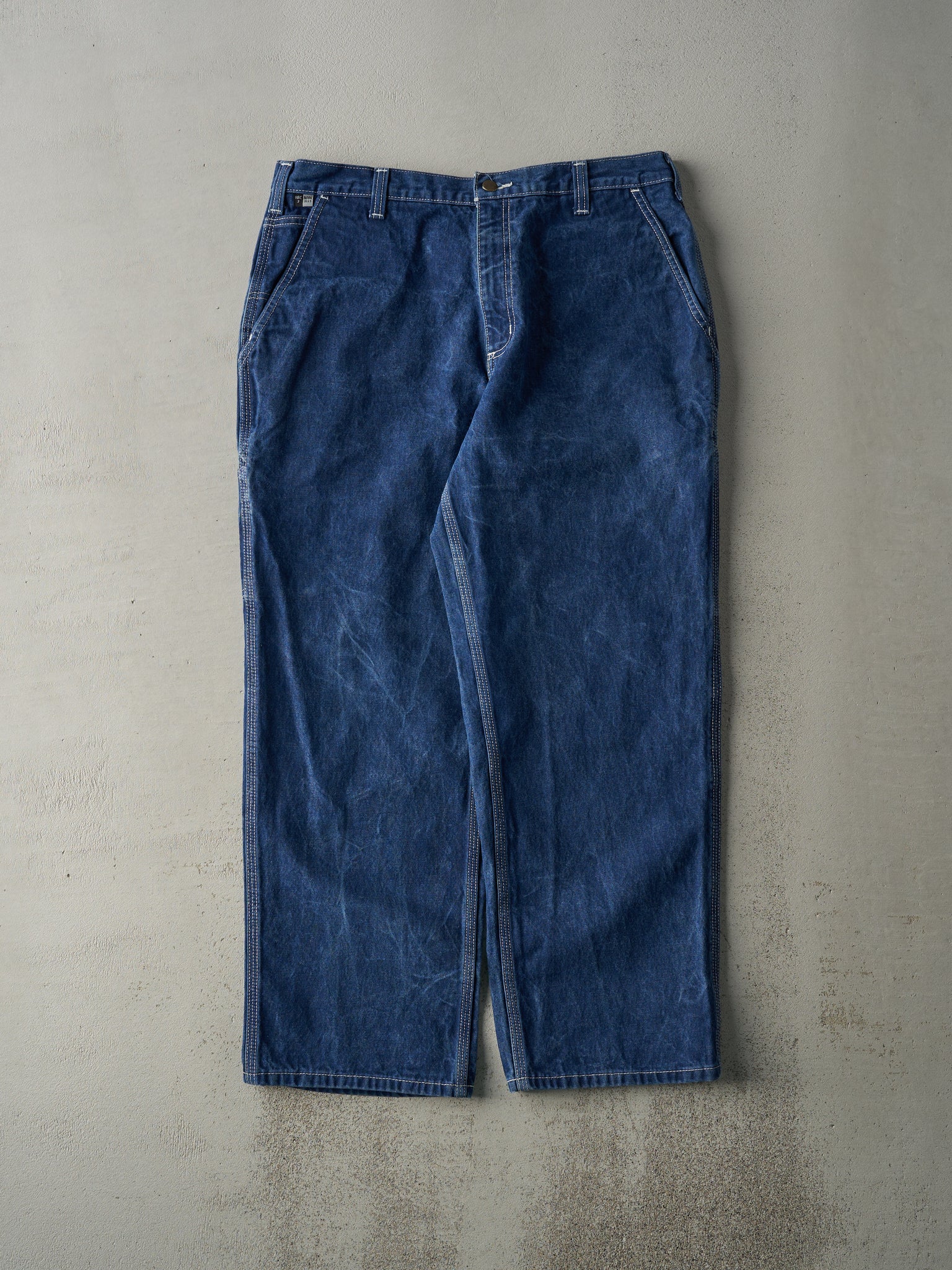 Vintage 90s Dark Wash Fire Resistant Carhartt Workwear Jeans (37x29.5)