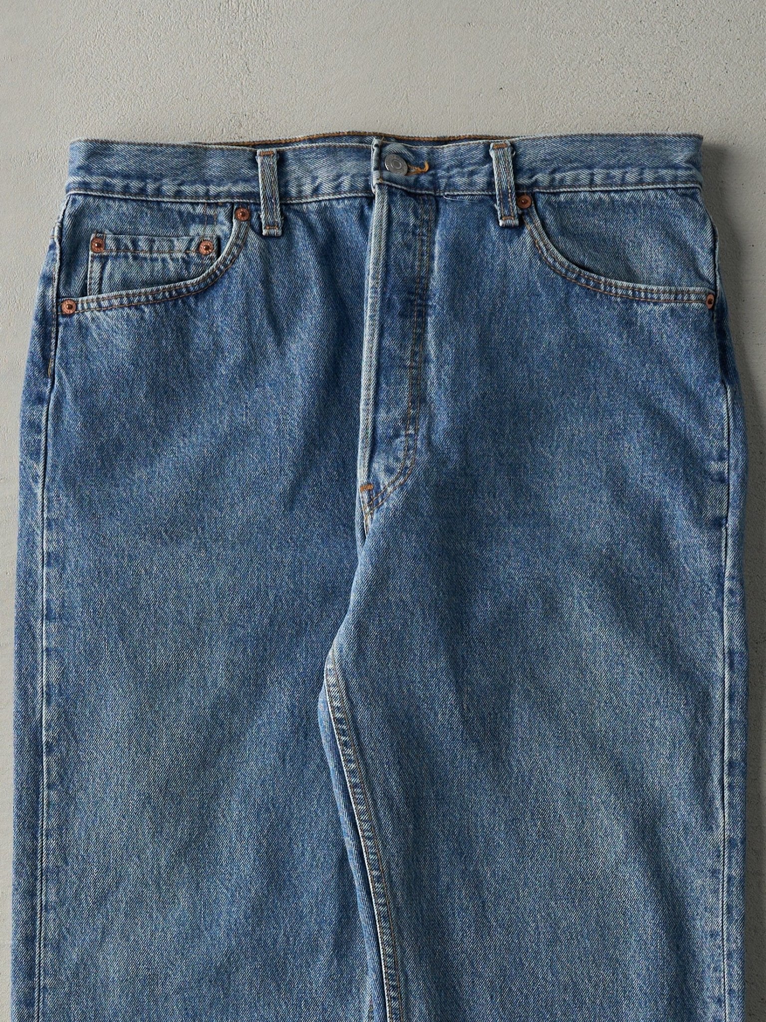 Vintage 80s Light Wash Levi's 501 Jeans (34x28)