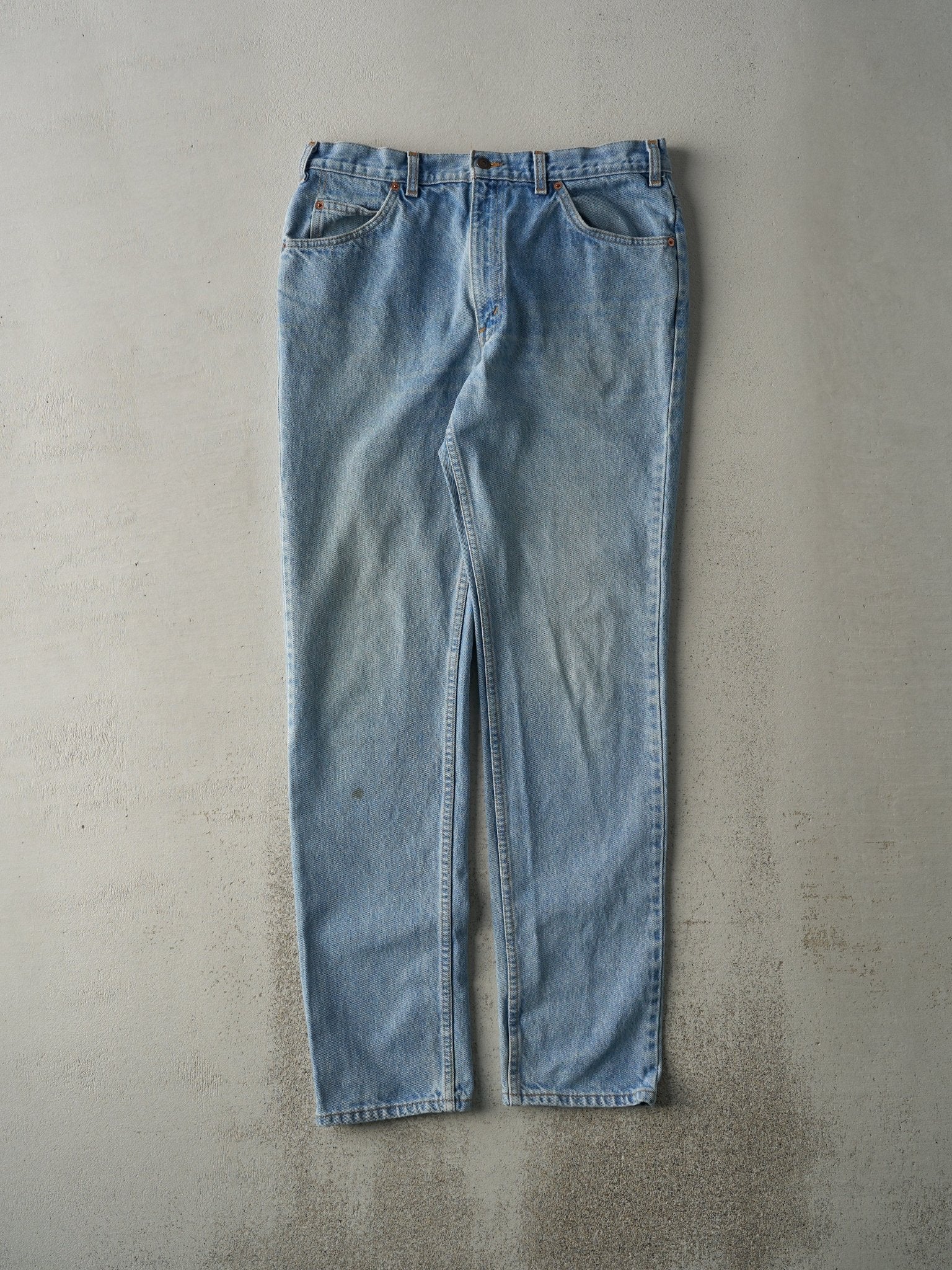 Vintage 90s Light Wash Levi's Orange Tab Jeans (34x33.5)