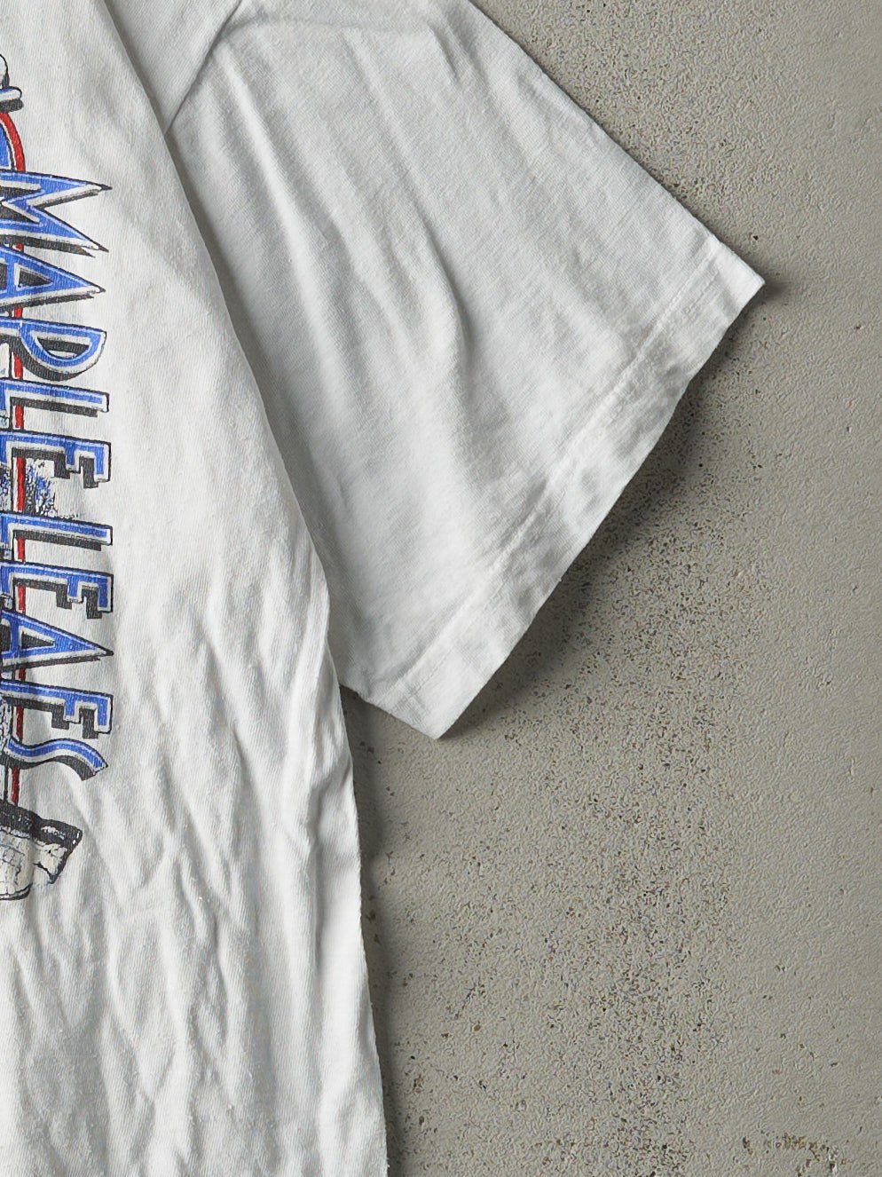 Vintage 90s White Toronto Maple Leafs Tee (S)