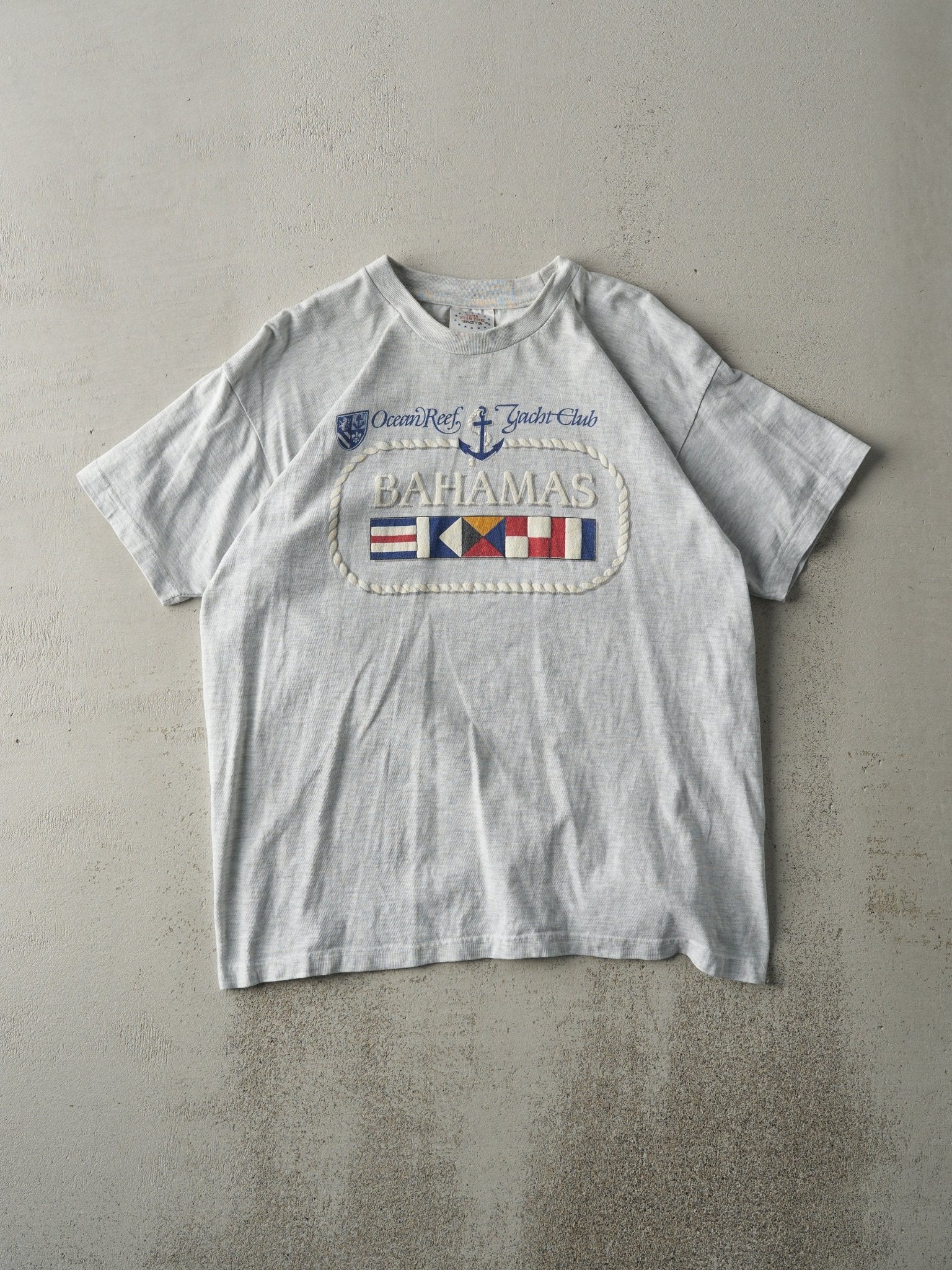 Vintage 90s Heather Grey Bahamas Tee (M)