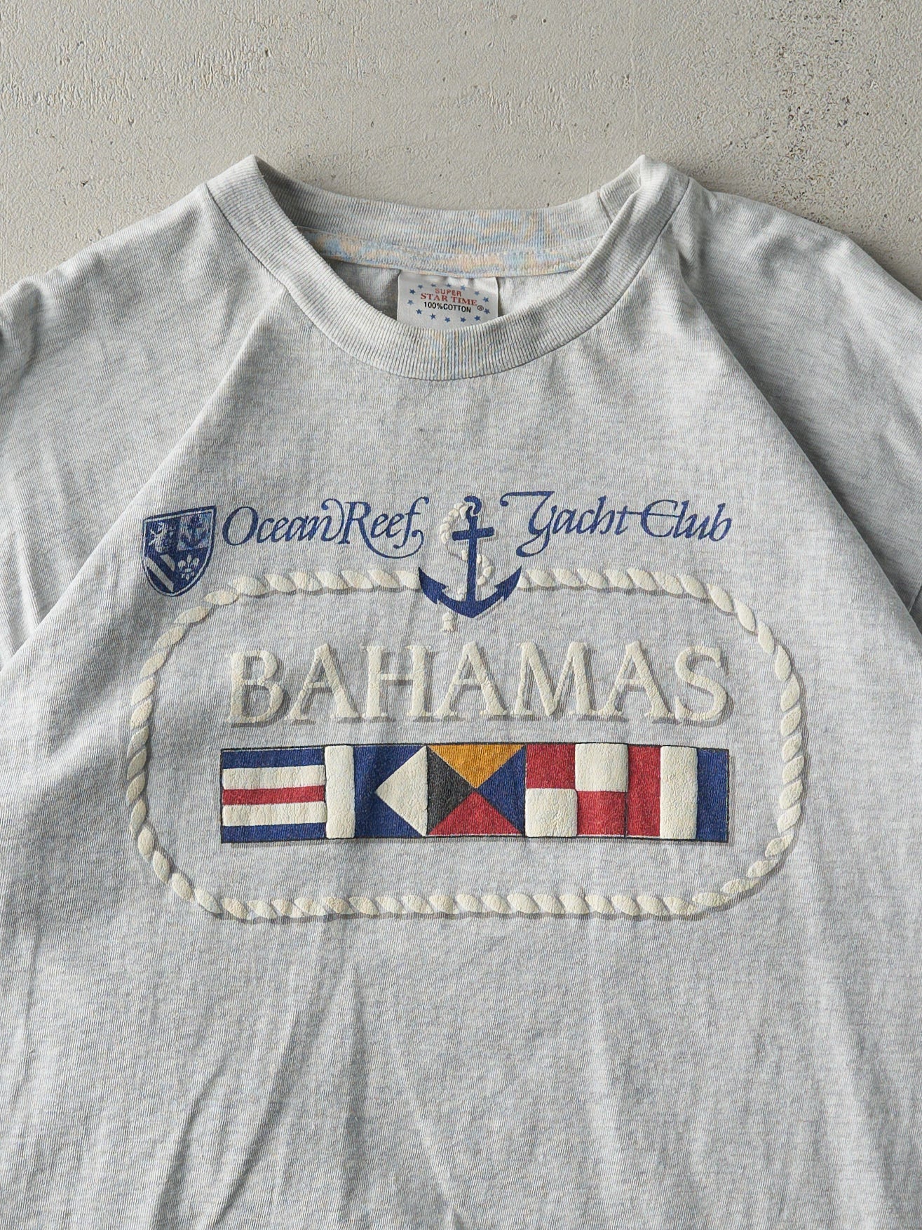 Vintage 90s Heather Grey Bahamas Tee (M)