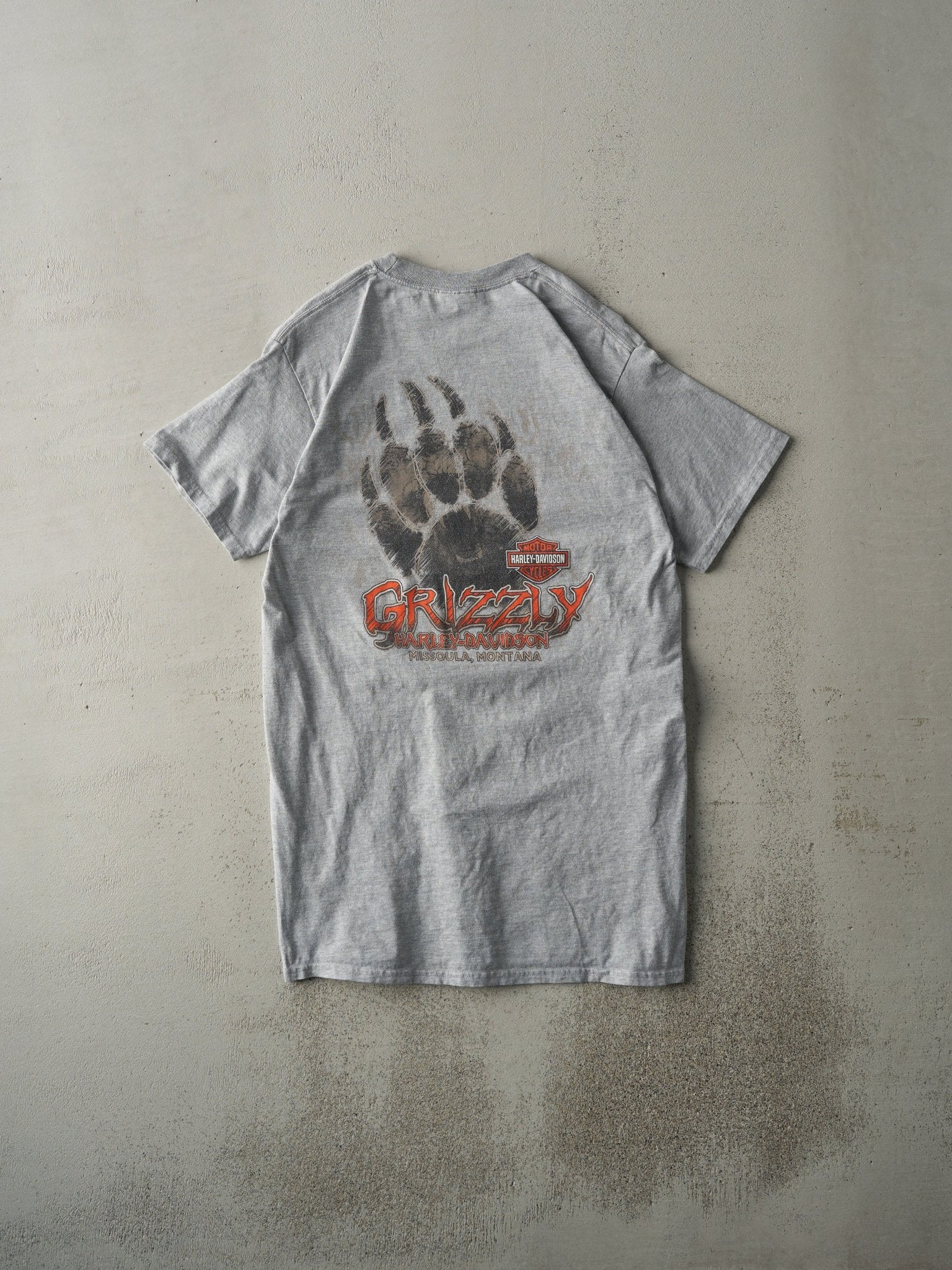 16' Grey Missoula Montana Harley Davidson Tee (S/M)