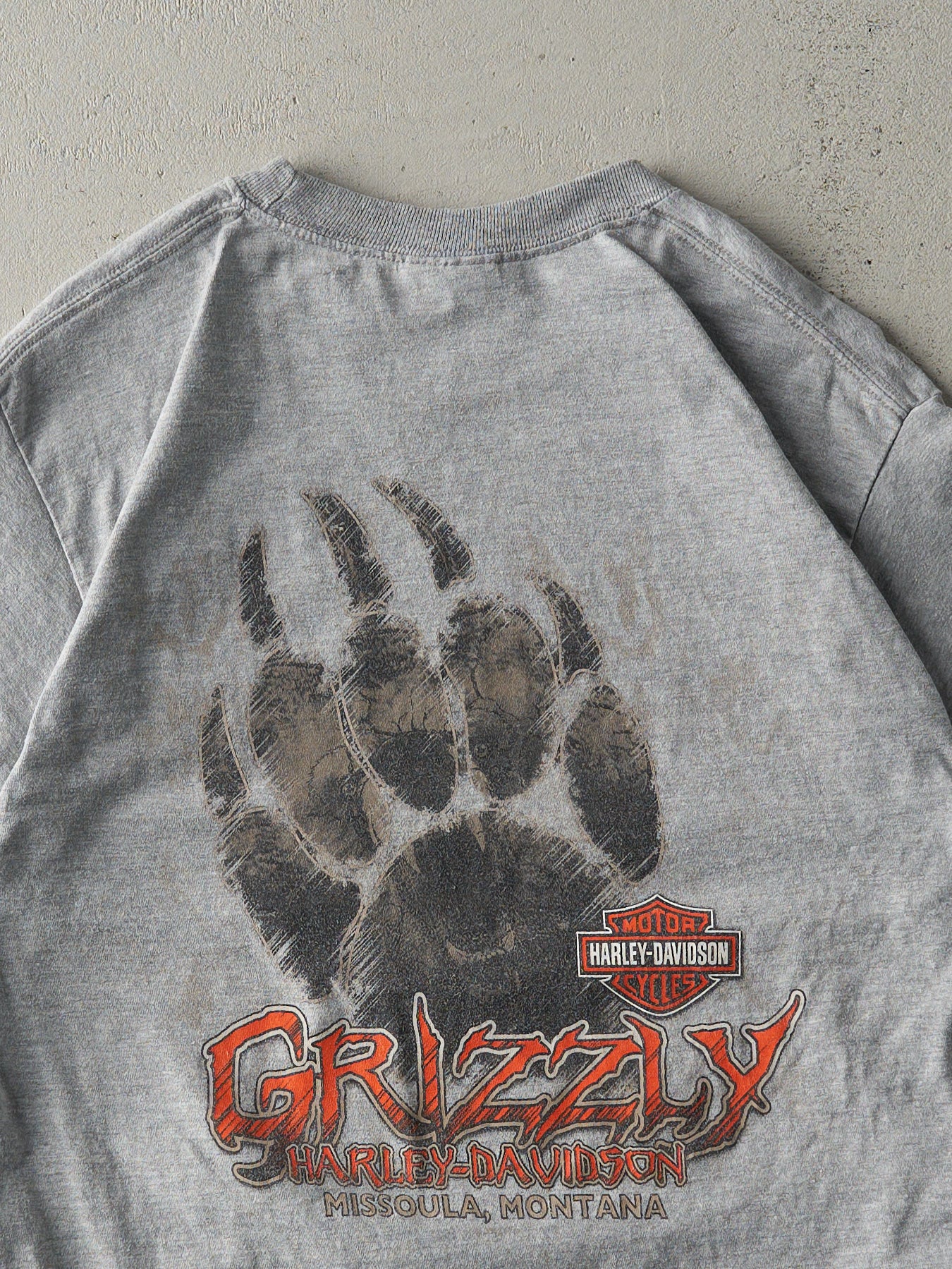16' Grey Missoula Montana Harley Davidson Tee (S/M)