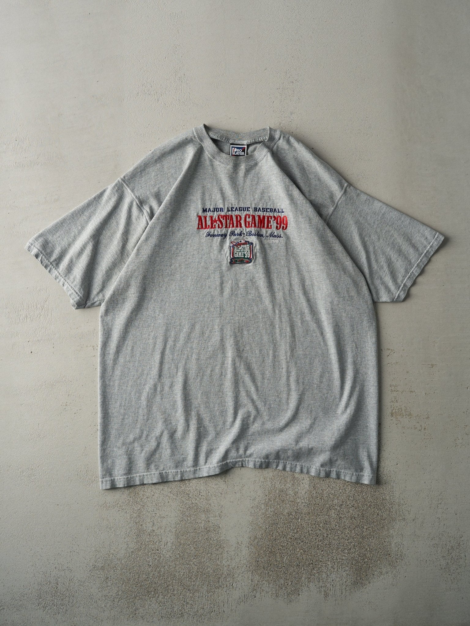 Vintage 99' Grey MLB All Star Game Embroidered Tee (XL/XXL)