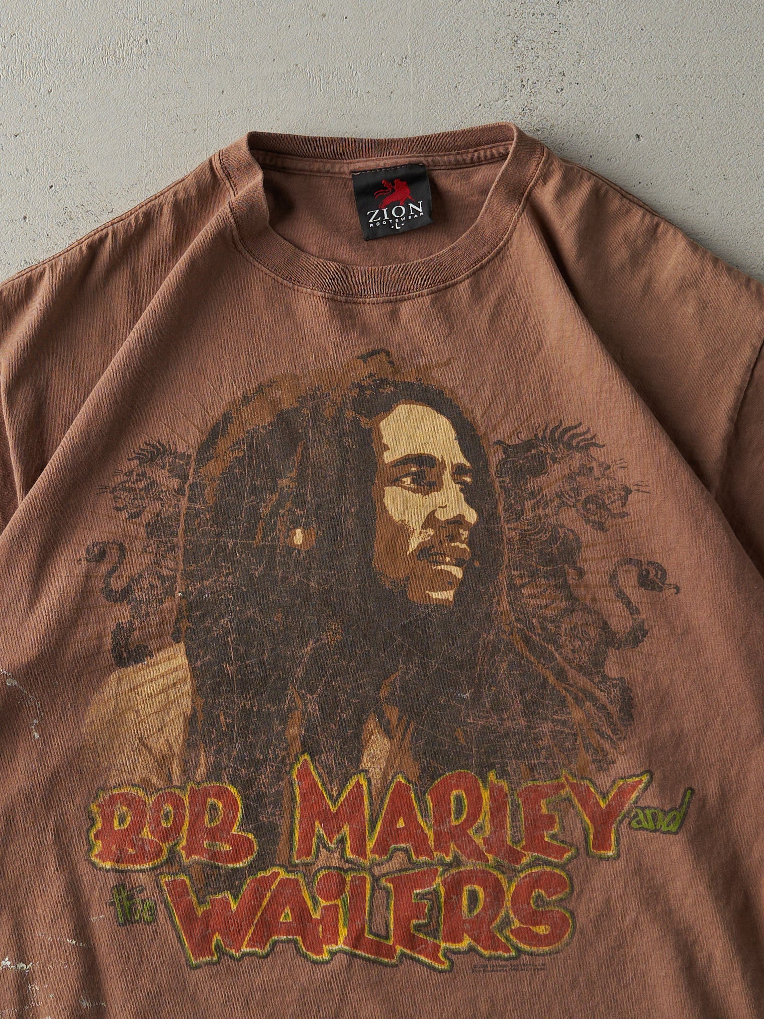 Vintage 08' Brown Bob Marley and the Wailers Tee (M)