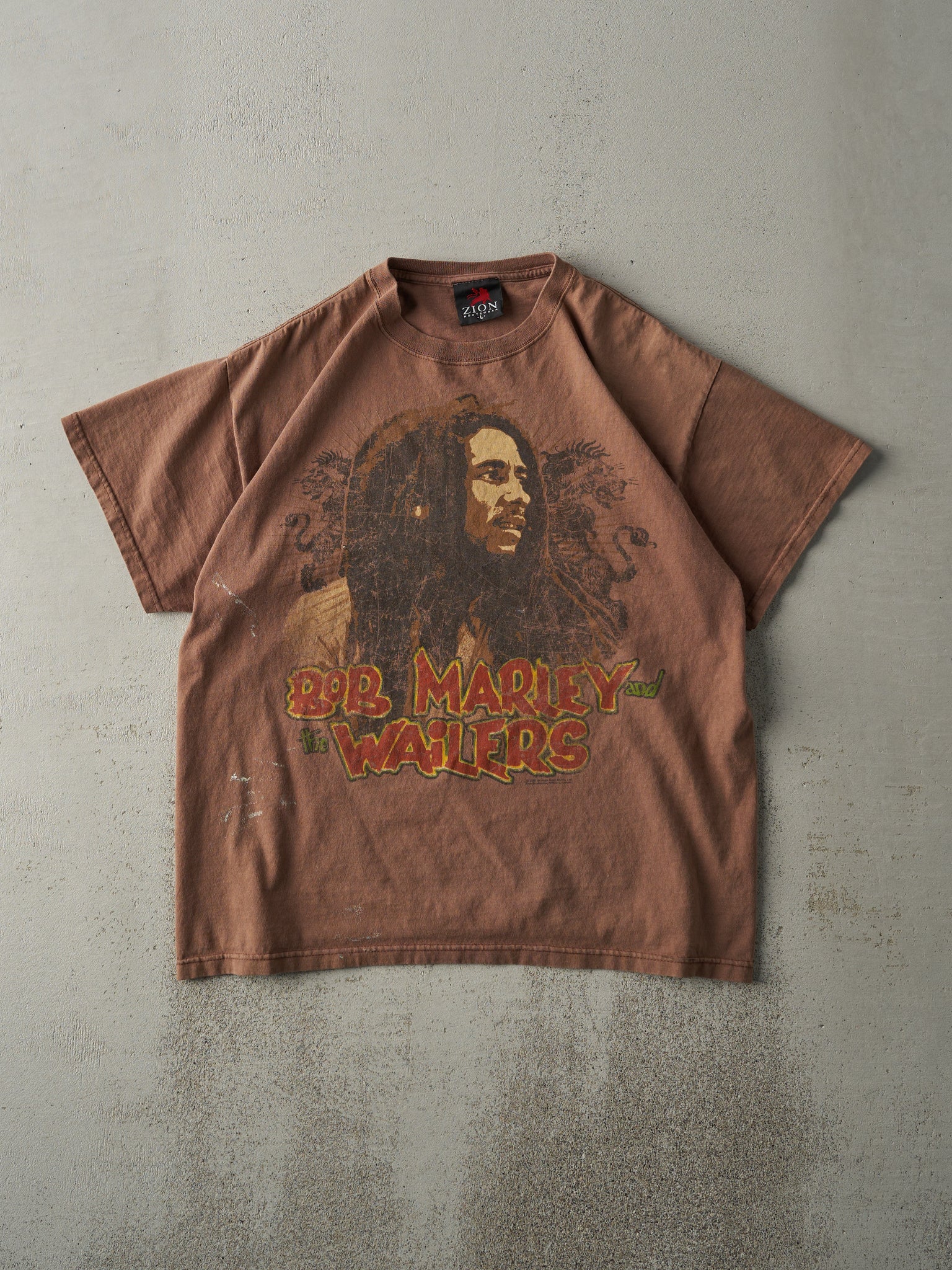 Vintage 08' Brown Bob Marley and the Wailers Tee (M)