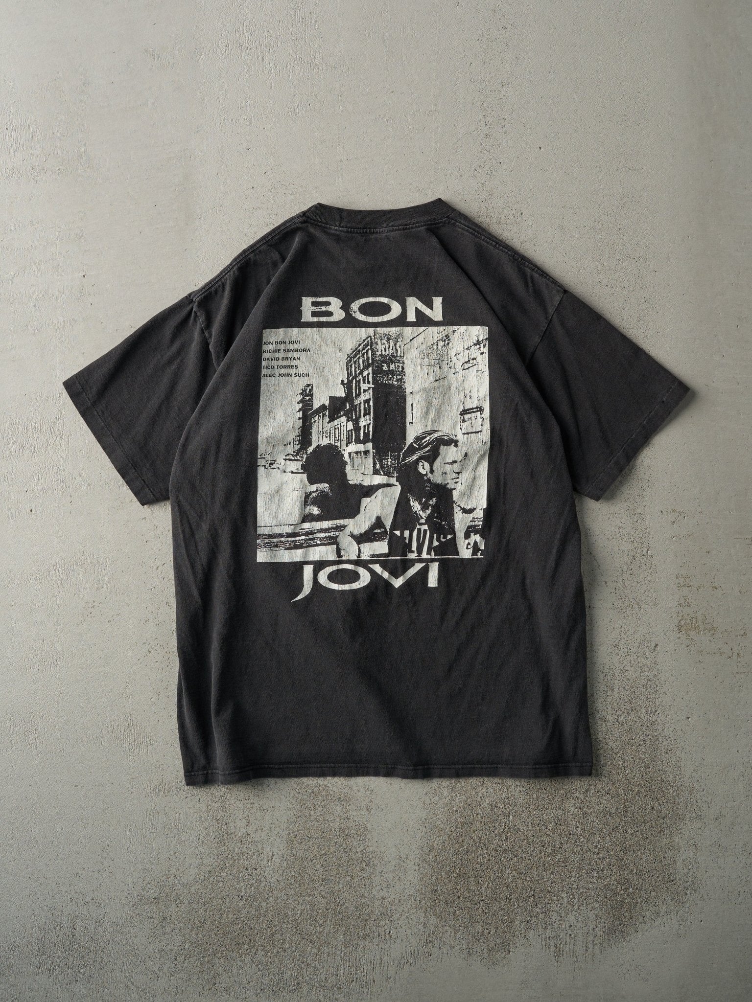 Vintage 92' Black Bon Jovi Keep The Faith Tee (M/L)