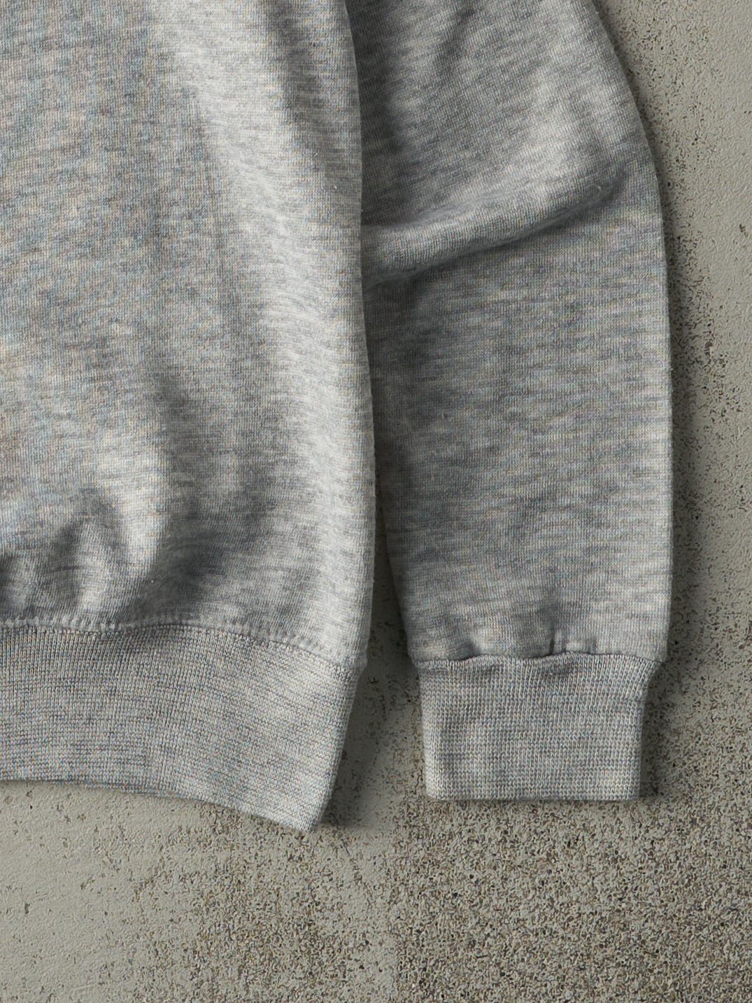 Vintage 80s Heather Grey Blank Crewneck (S)