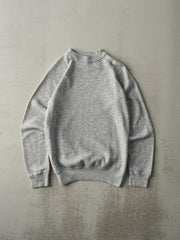 Vintage 80s Heather Grey Blank Crewneck (S)