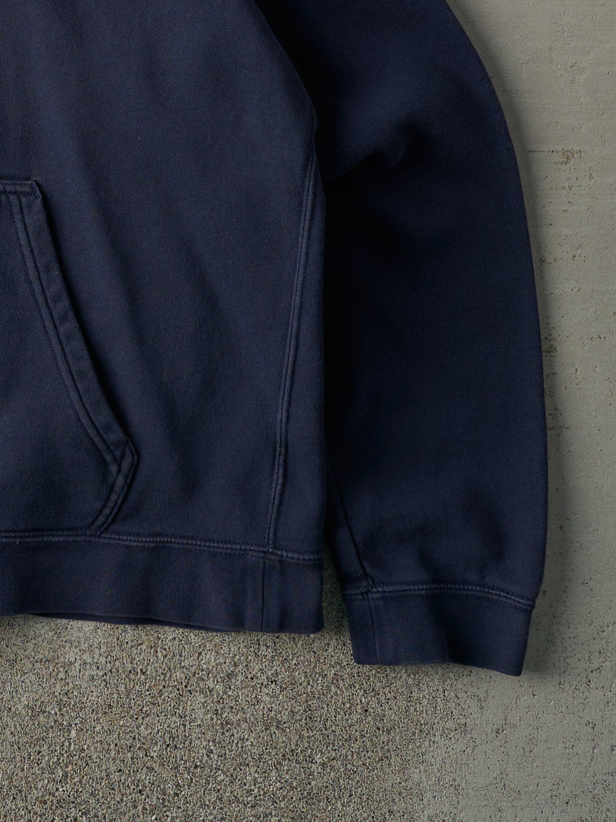 Vintage Y2K Navy Blue Nike Zip Up Hoodie (L)