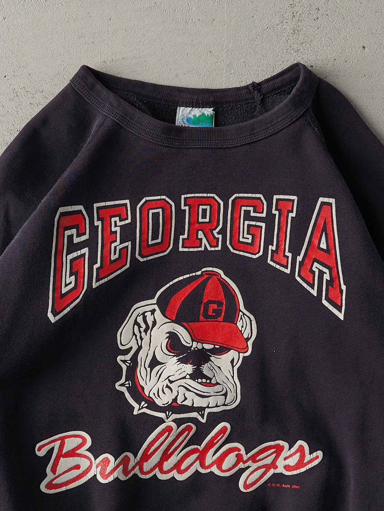 Vintage 90s Black Georgia Bulldogs Crewneck (M)