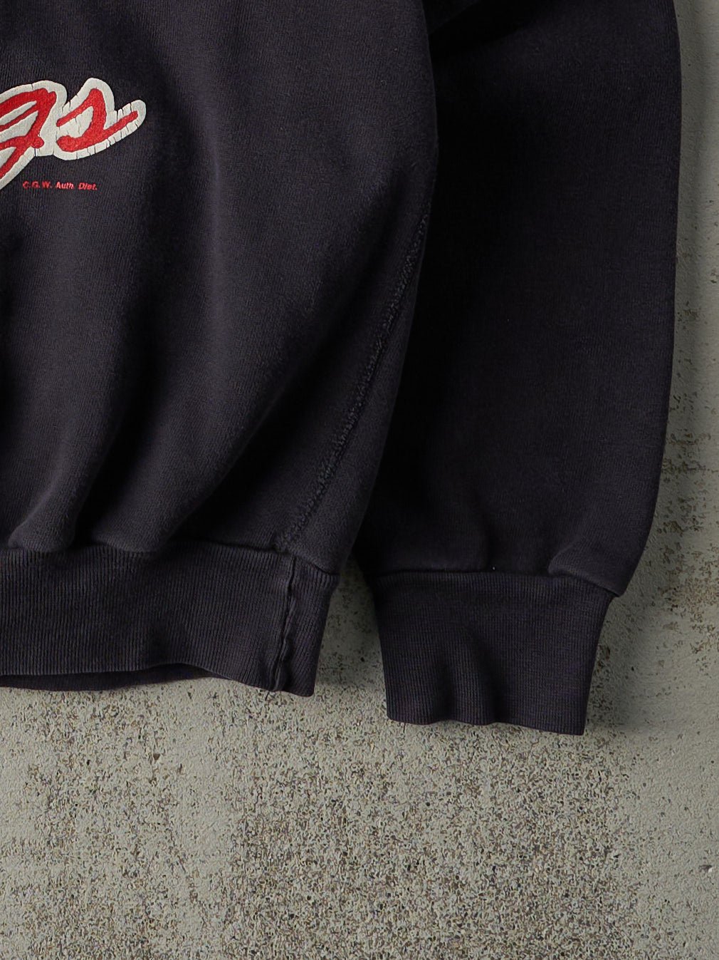 Vintage 90s Black Georgia Bulldogs Crewneck (M)