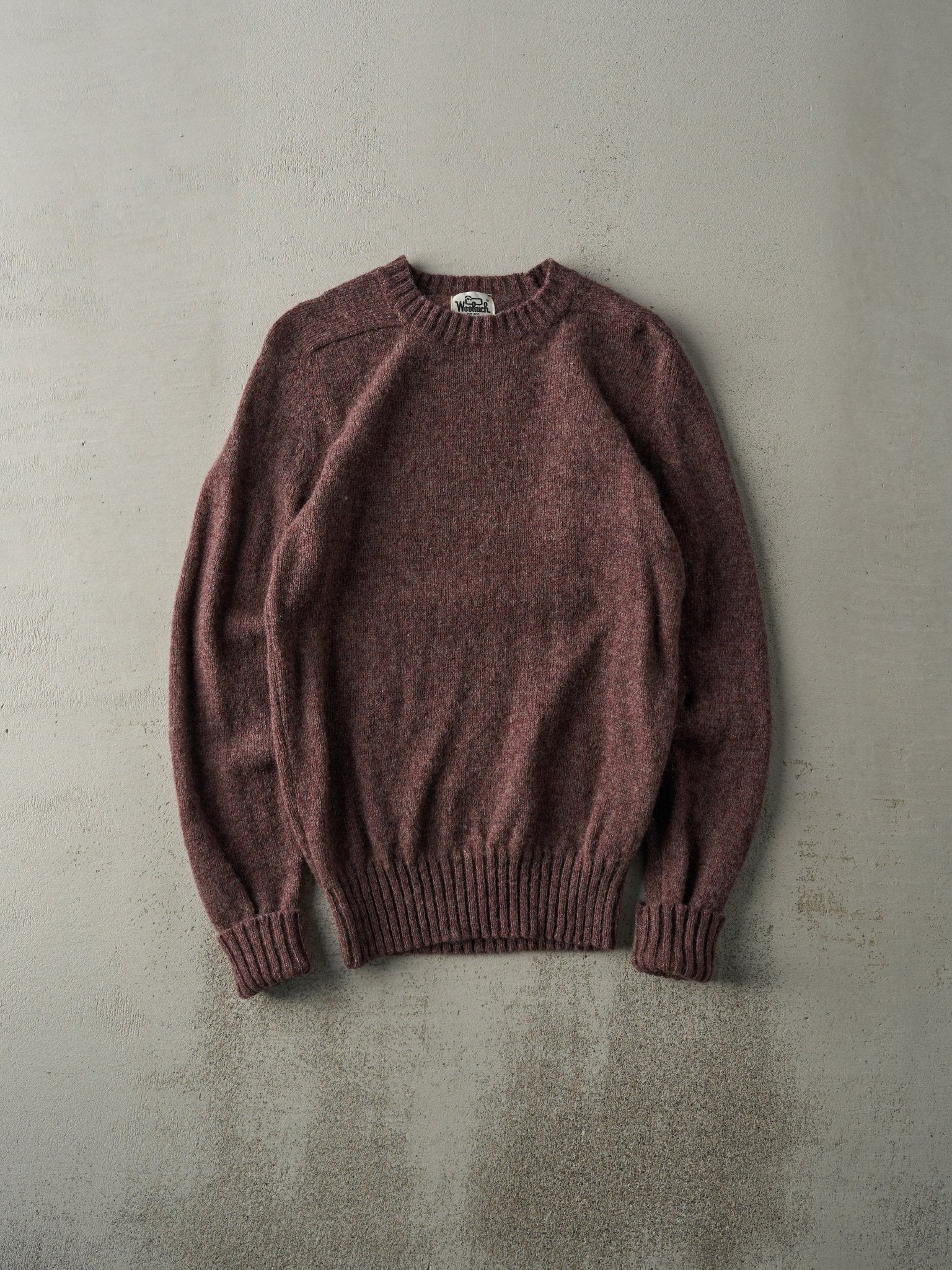 Vintage 80s Burgundy Woolrich Knit Pullover (M)