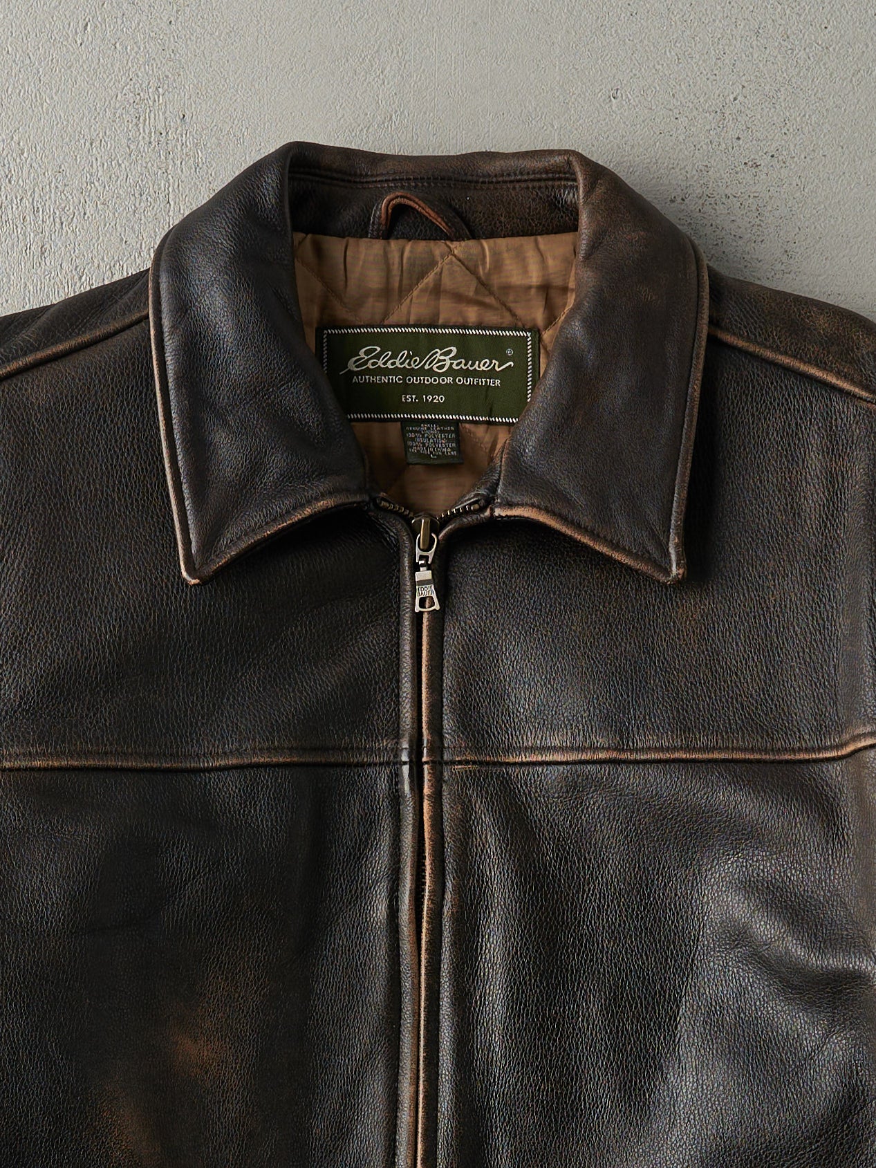 とうふ90s Eddie Bauer leather jacket 1990s Eddie Bauer Goose Down Leather Jacket 🪿 Available at