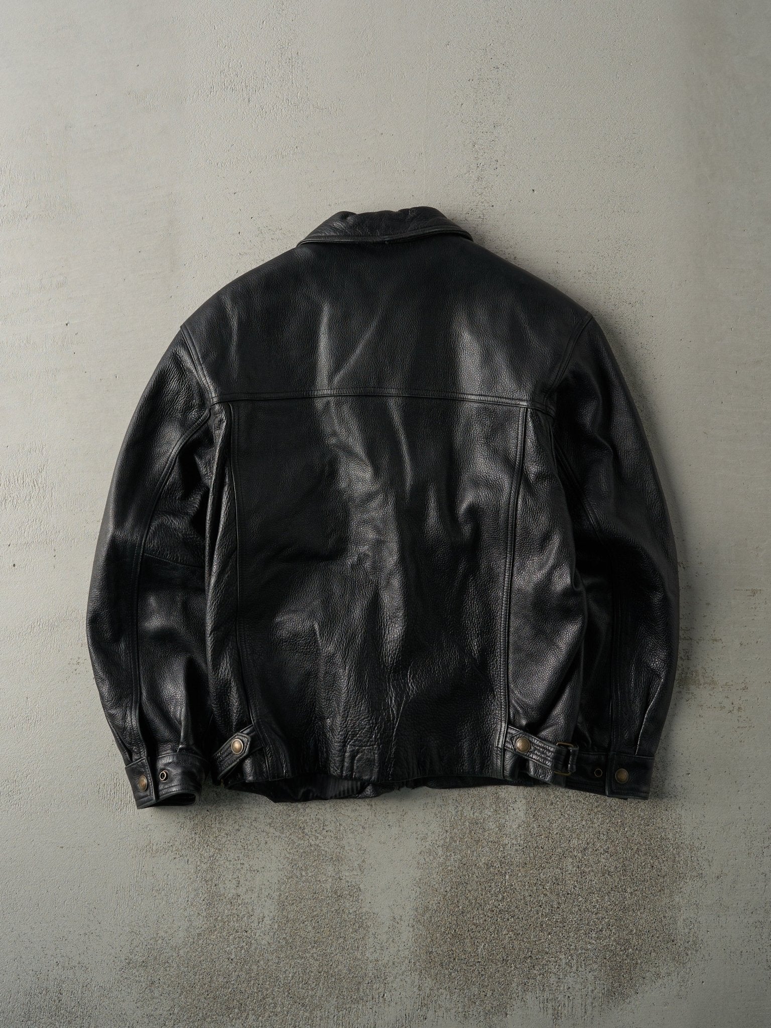 Vintage 90s Black Danier Leather Jacket (S)