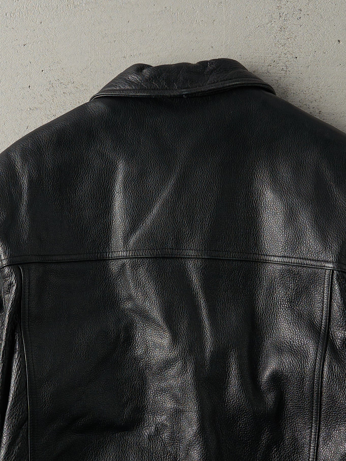 Vintage 90s Black Danier Leather Jacket (S)