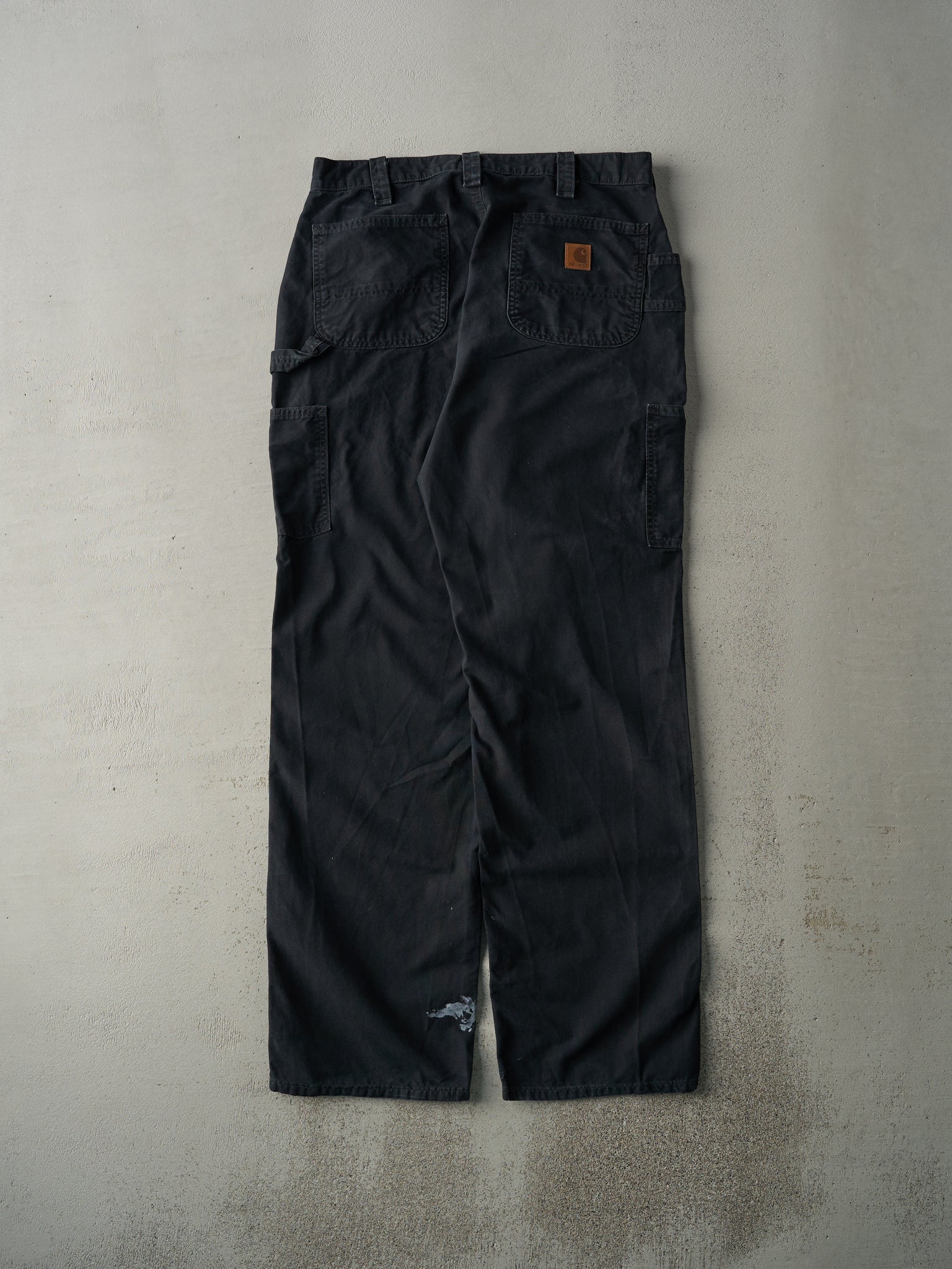 Vintage Y2K Black Carhartt Light Weight Carpenter Pants (33x33.5)