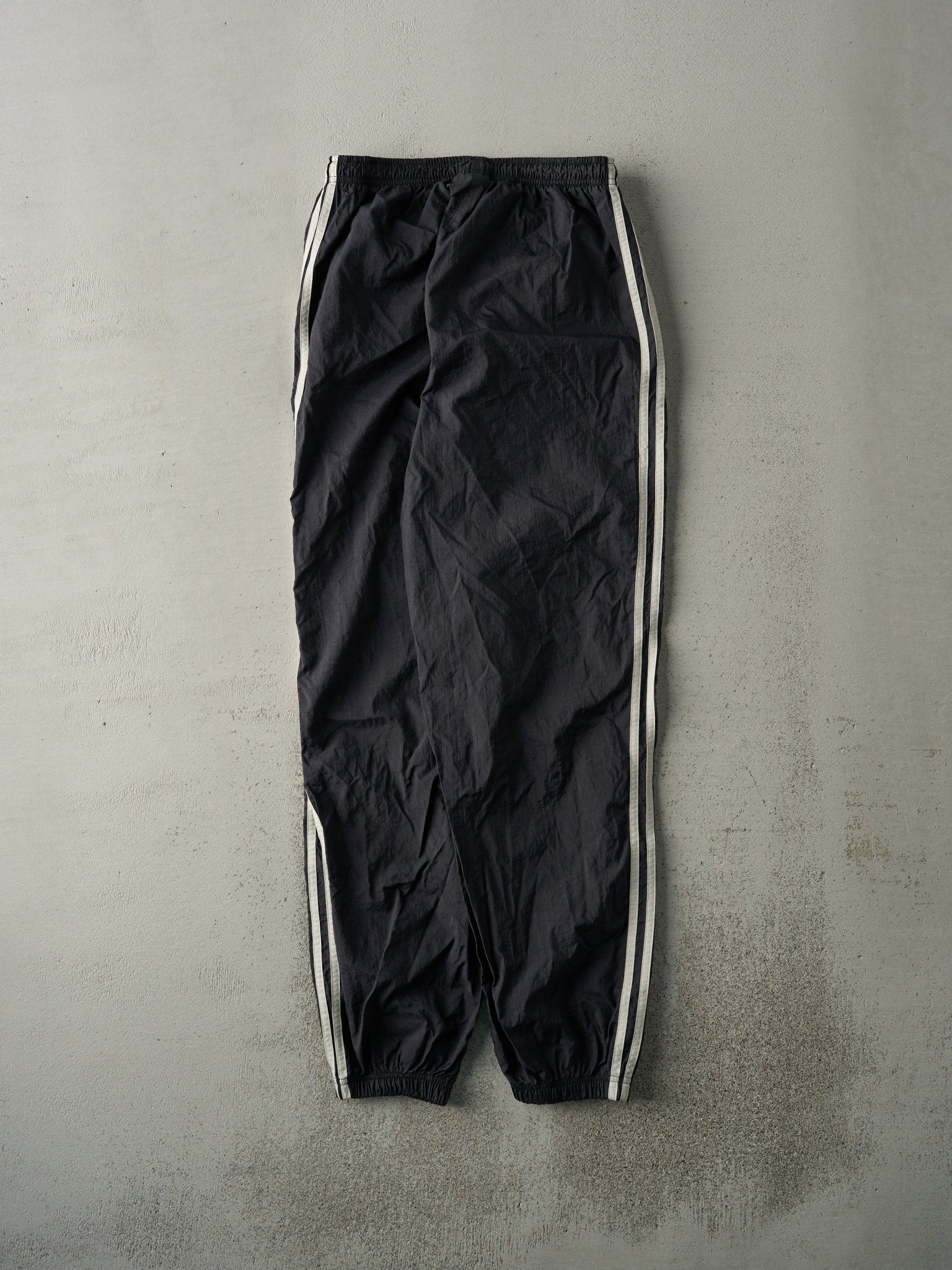Vintage 90s Black Adidas Track Pants (28x29.5)