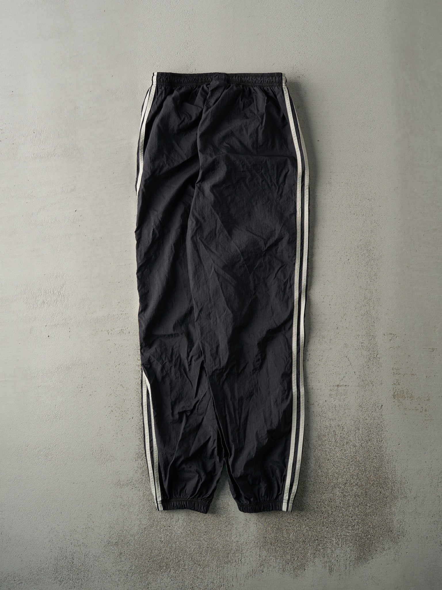 Vintage 90s Black Adidas Track Pants (28x29.5)