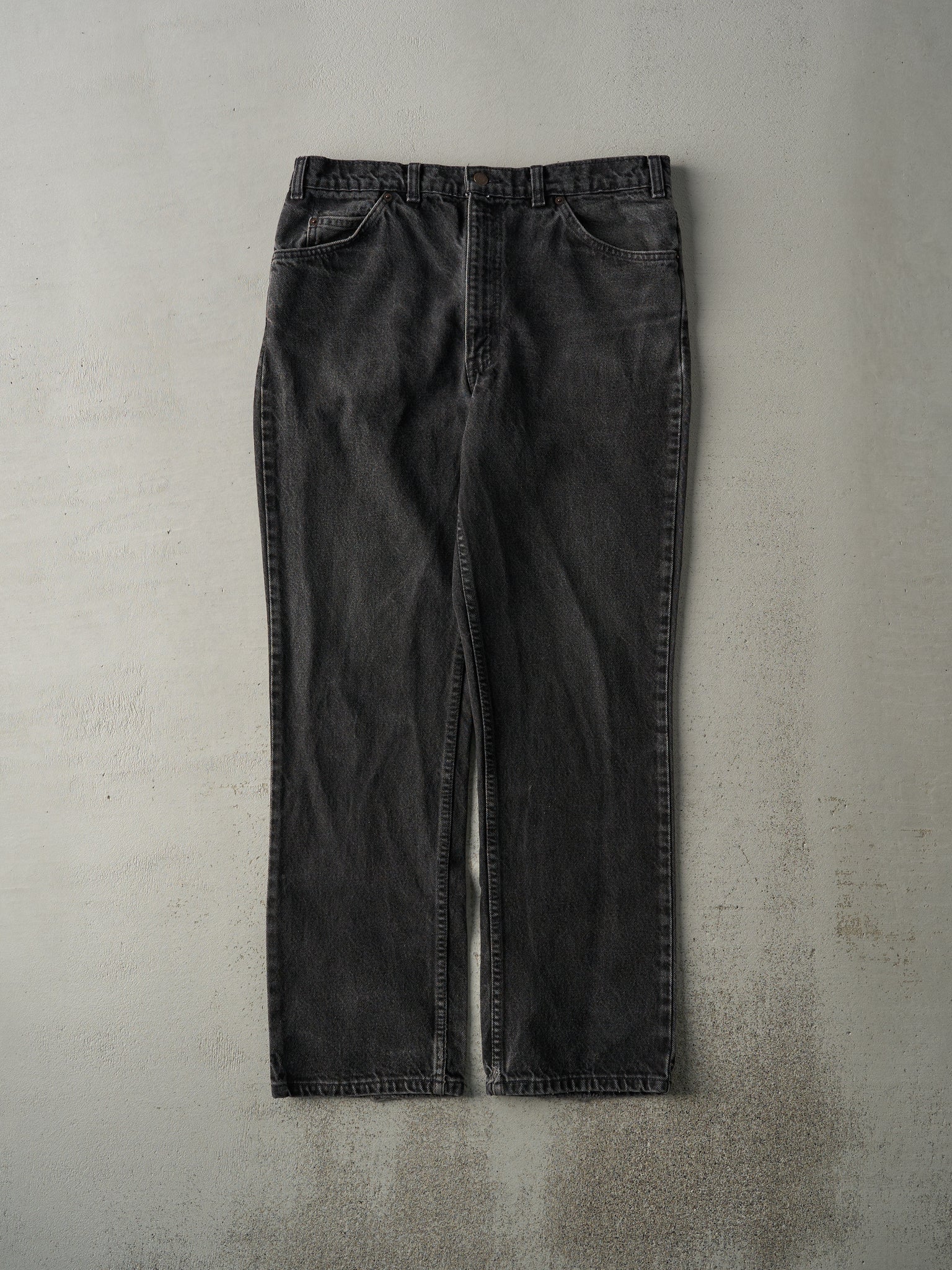 Vintage 90s Faded Black Levi's 619 Orange Tab Denim Pants (34x30.5)