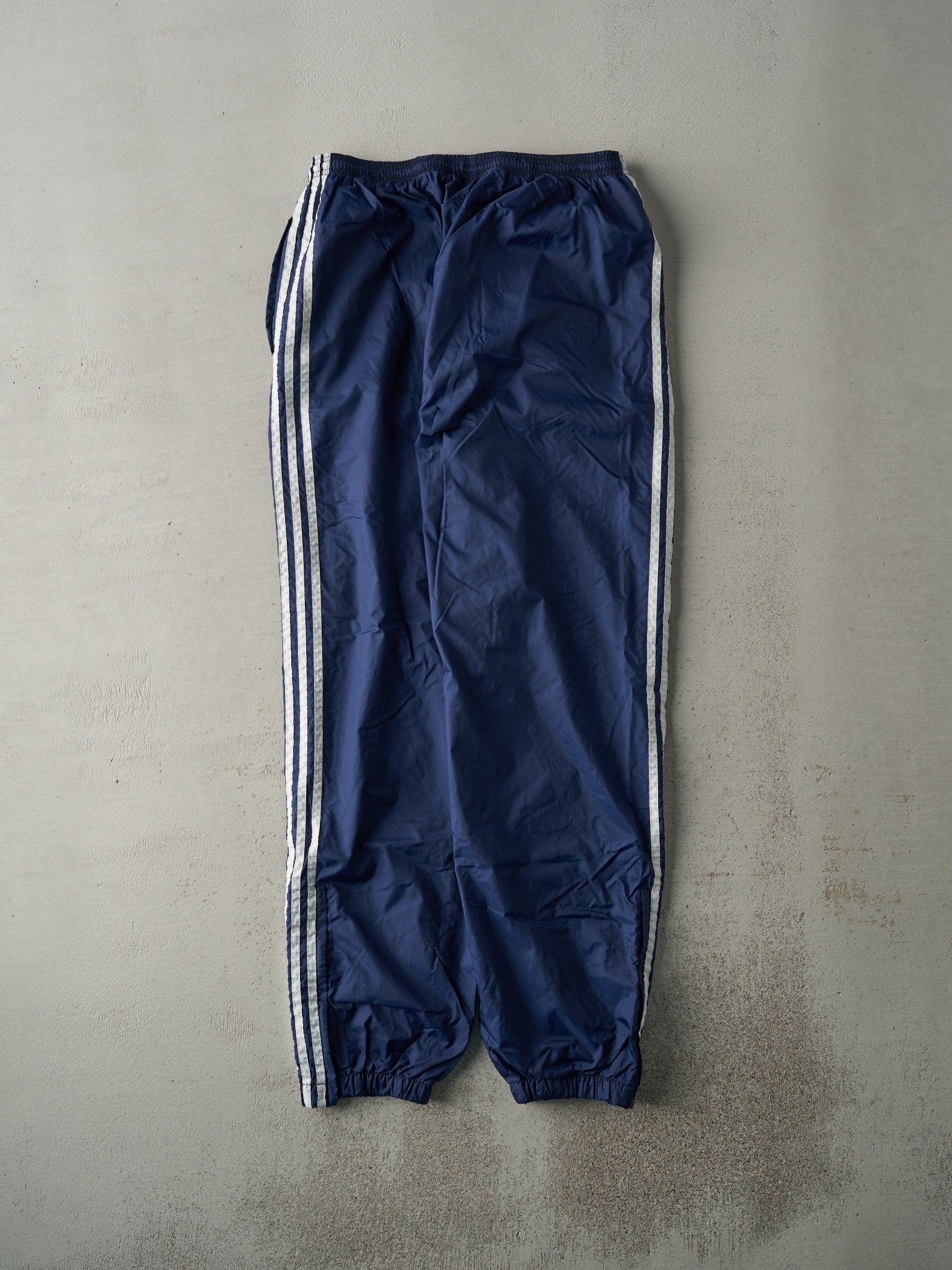 Vintage 90s Navy Blue Adidas Track Pants (32x31)