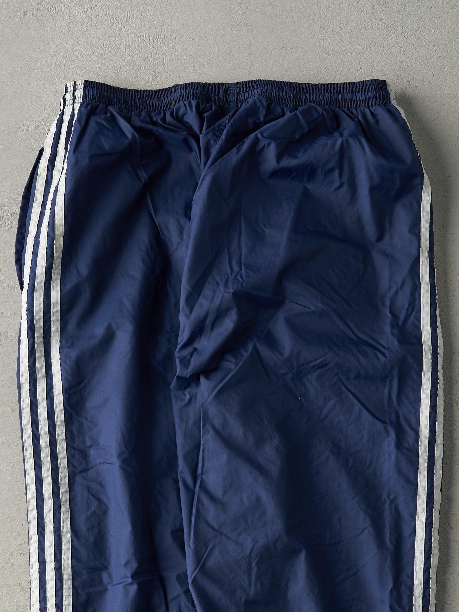 Vintage 90s Navy Blue Adidas Track Pants (32x31)