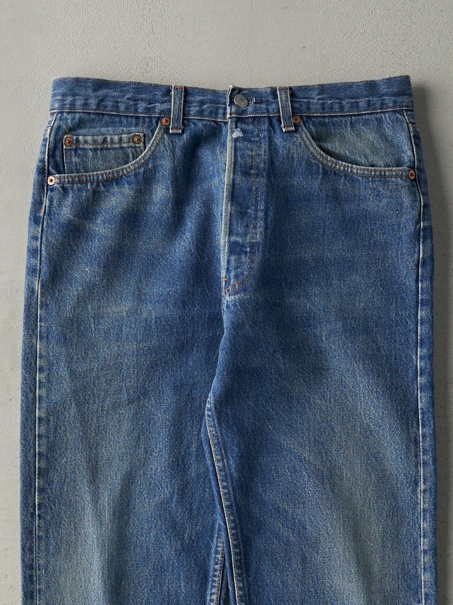 Vintage 80s Mid Wash Levi's 501 XX Jeans (31x30)